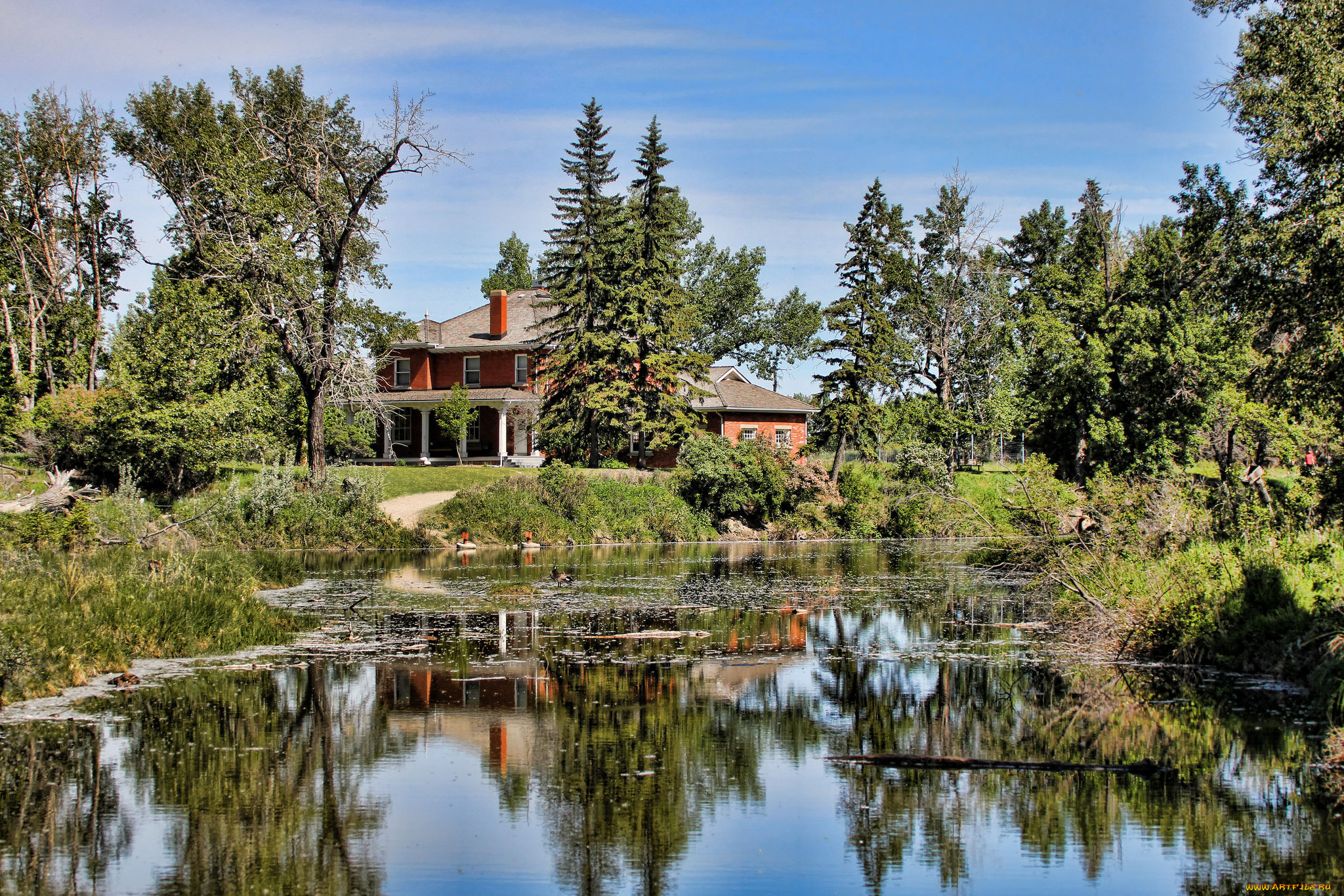 города, -, пейзажи, дом