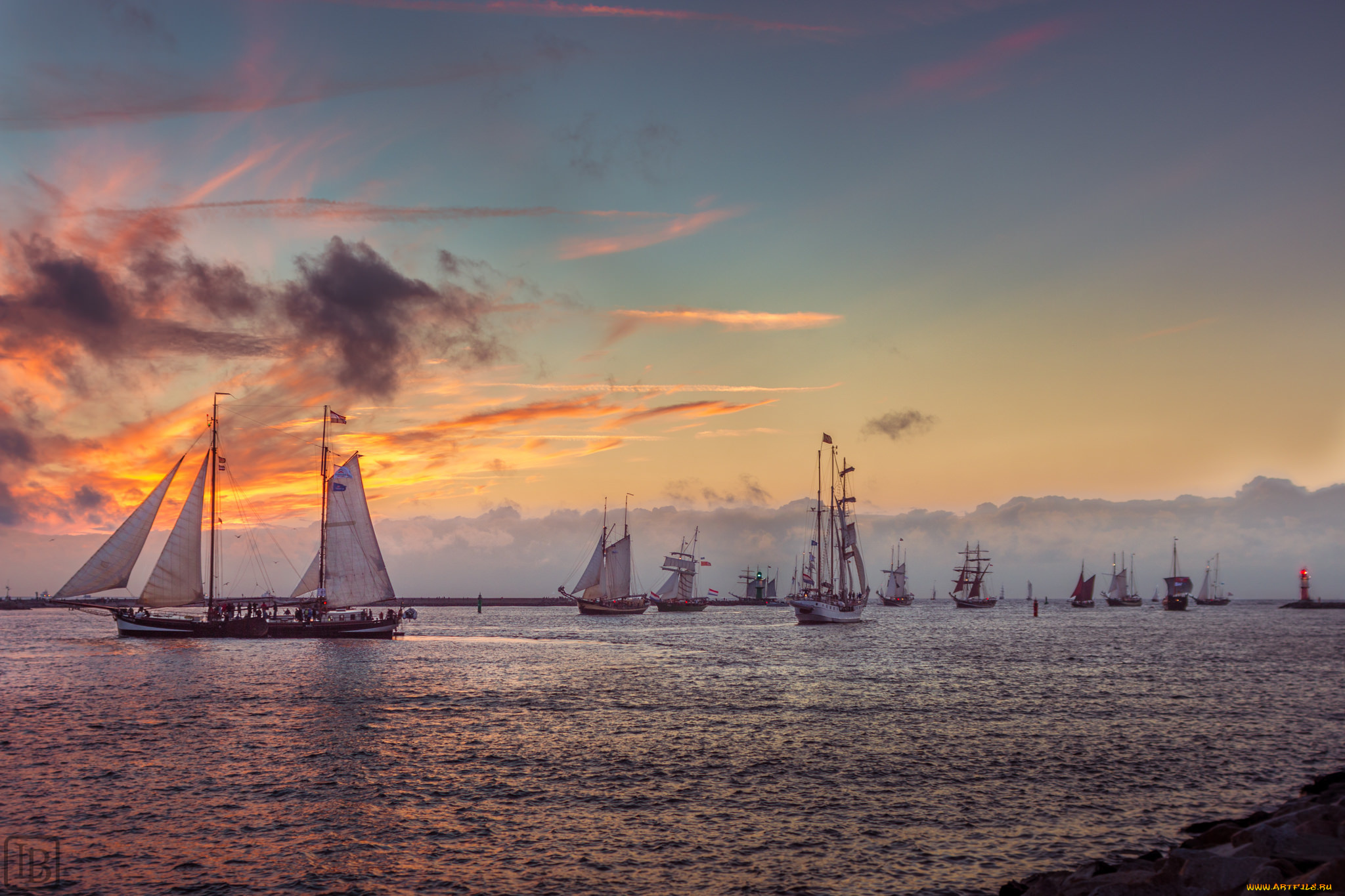 корабли, парусники, мачты, паруса