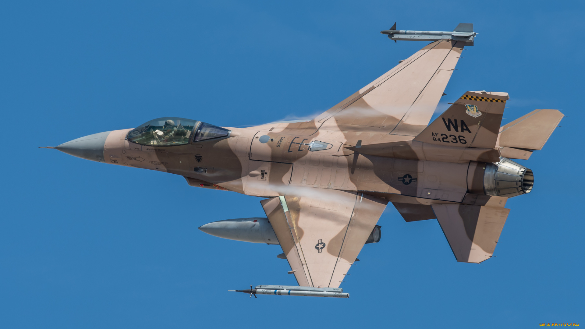 f-16c, авиация, боевые, самолёты, истребитель