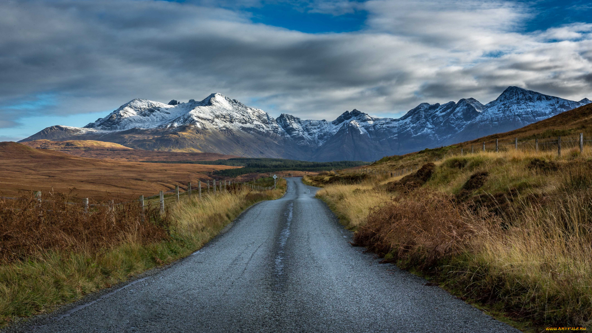природа, дороги, простор