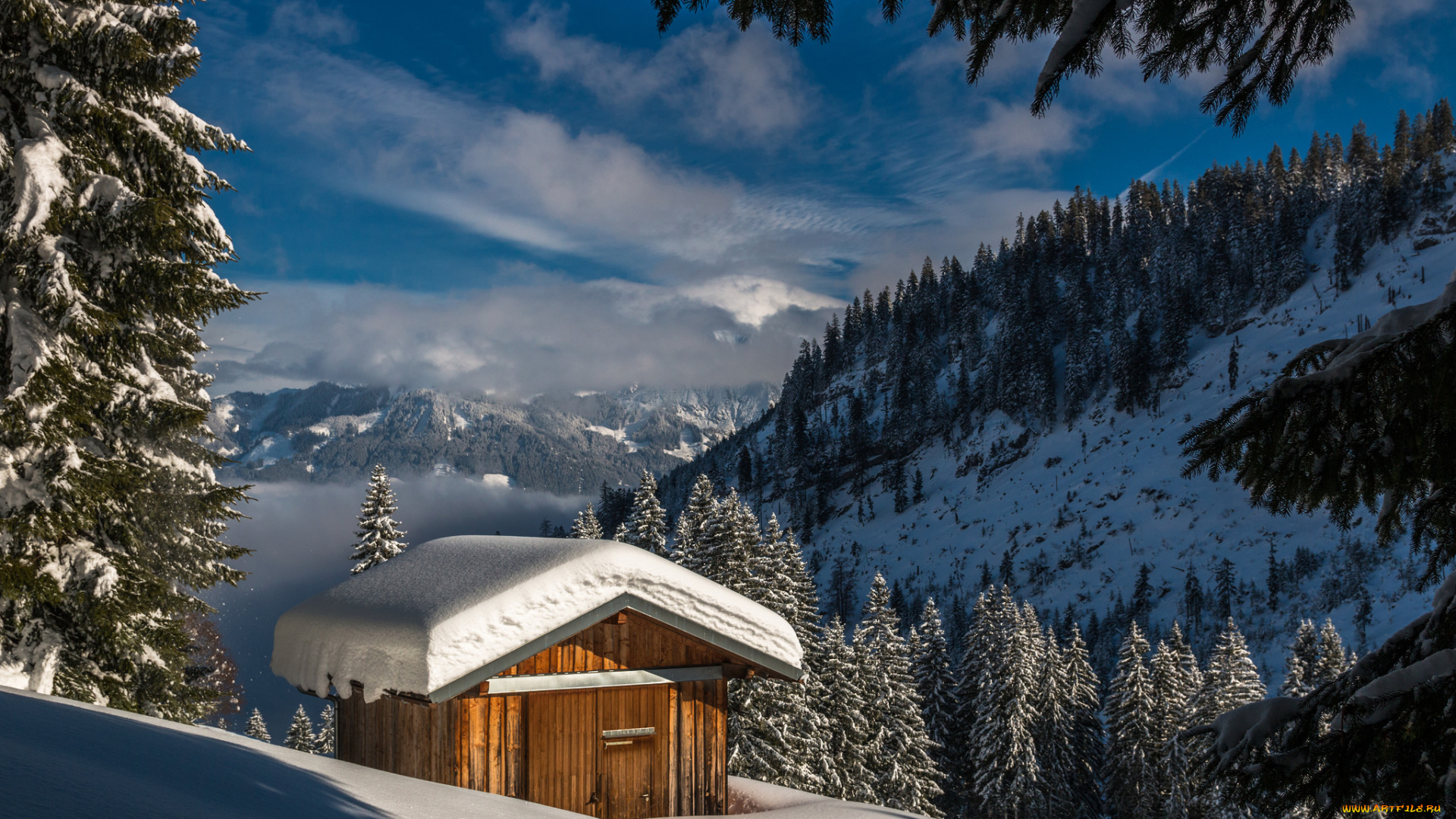 природа, горы, простор