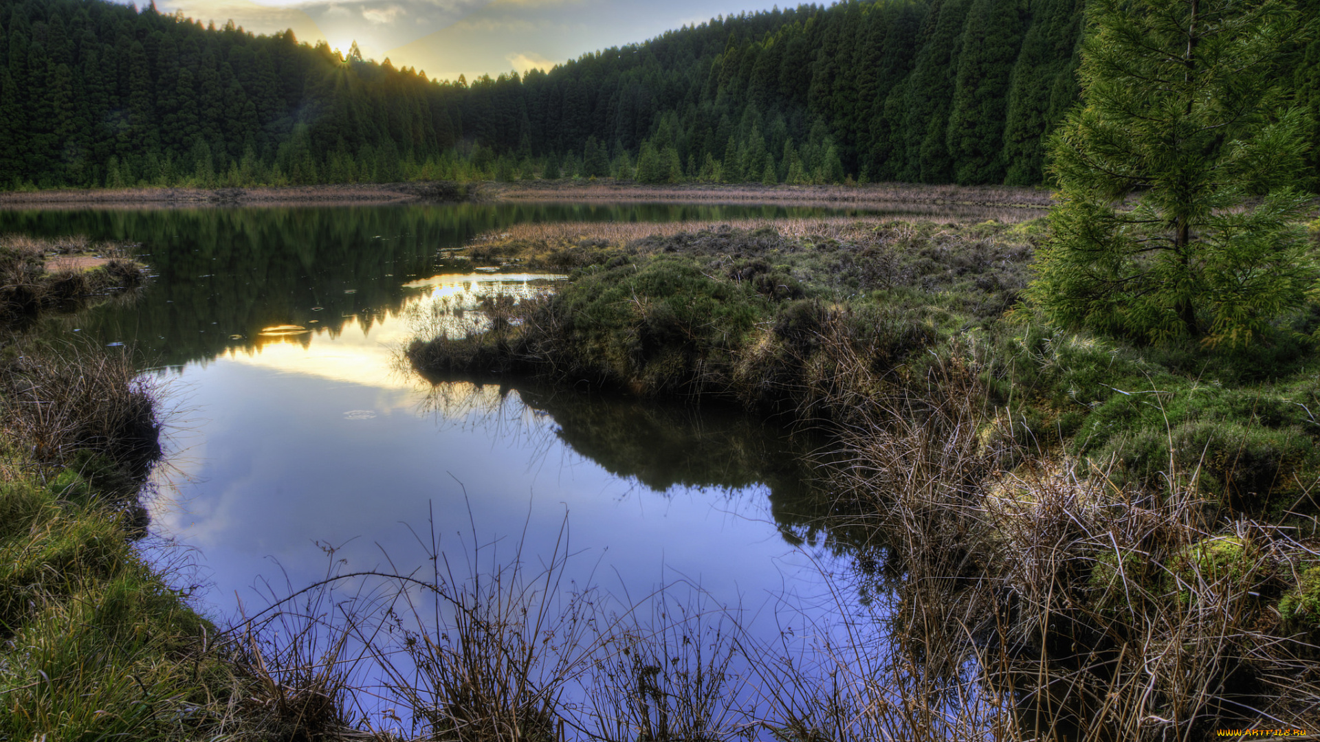 природа, реки, озера, простор