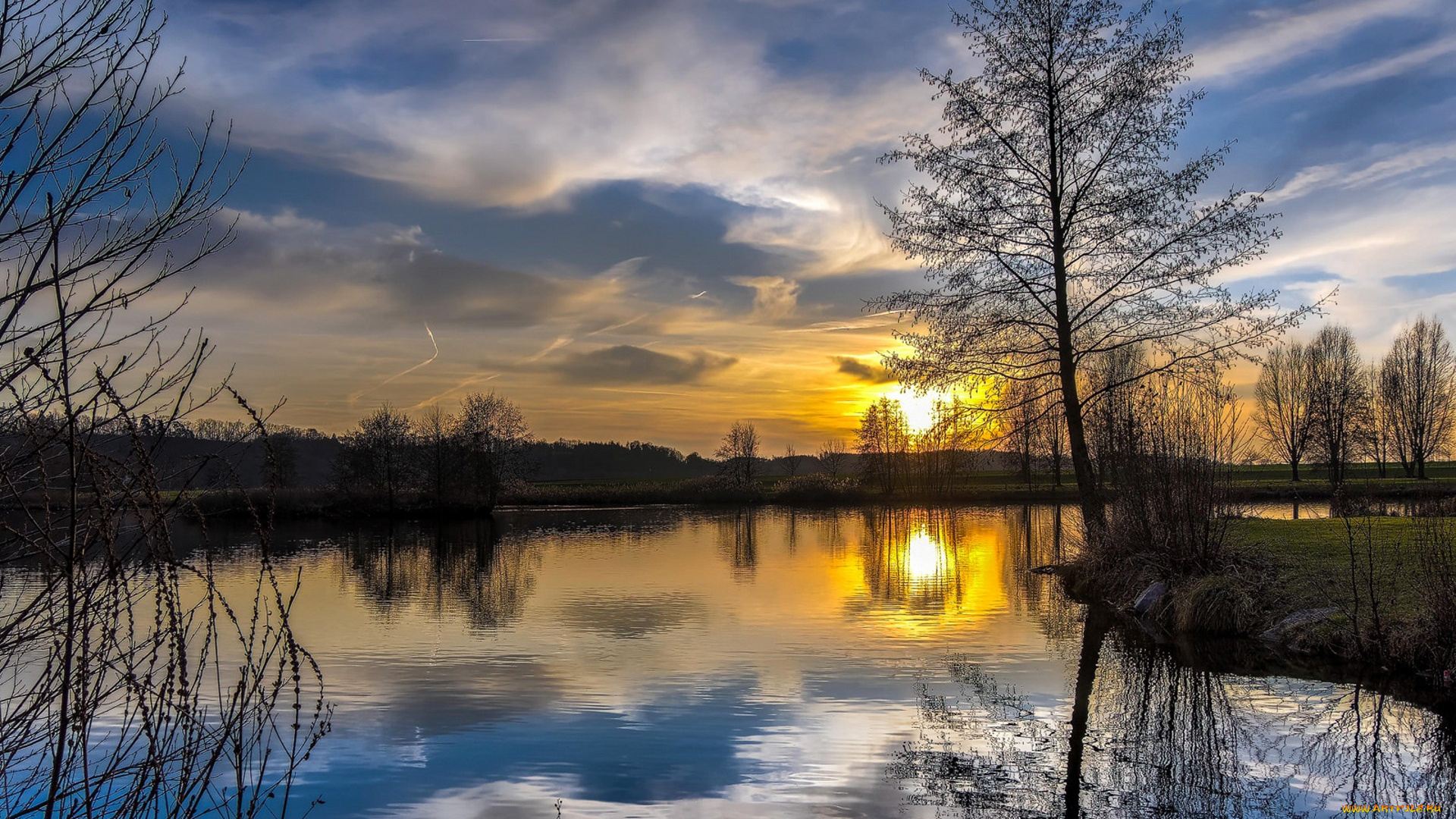 природа, реки, озера, простор