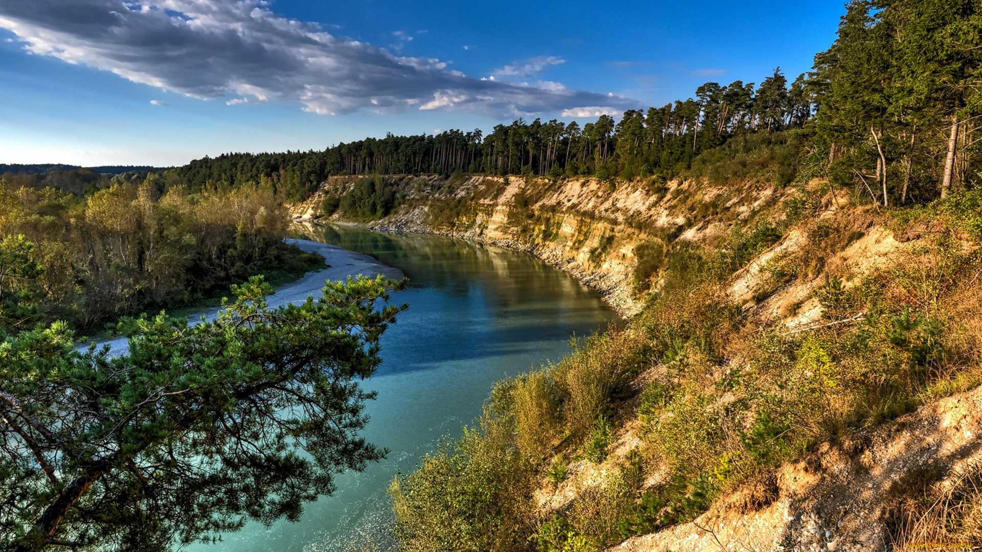 природа, реки, озера, простор