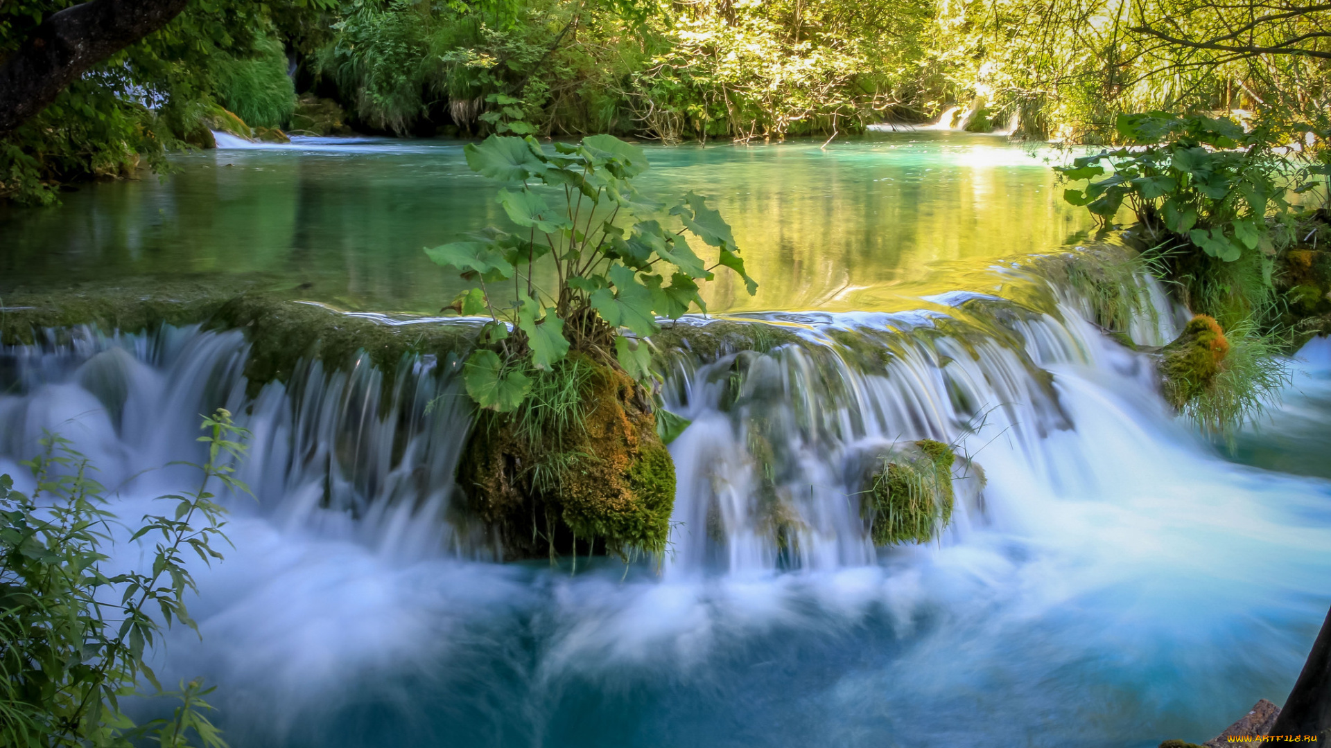 природа, водопады, простор