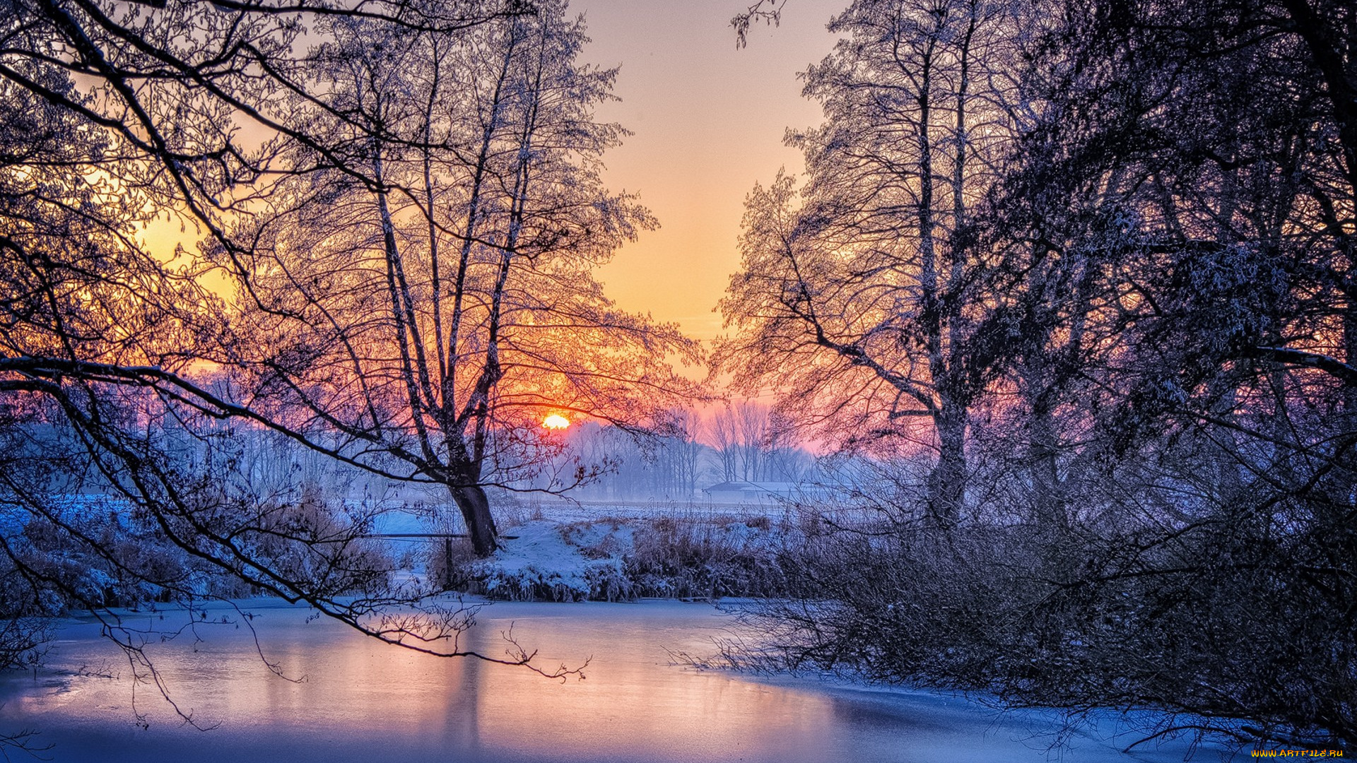 природа, восходы, закаты, простор