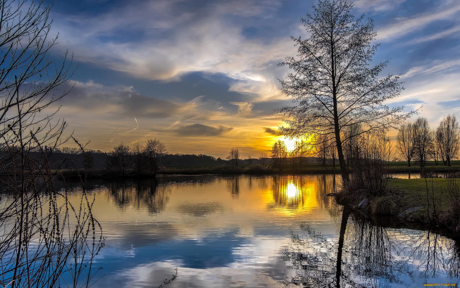 природа, реки, озера, простор