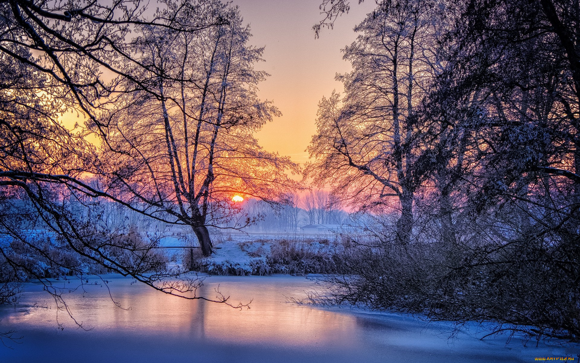 природа, восходы, закаты, простор