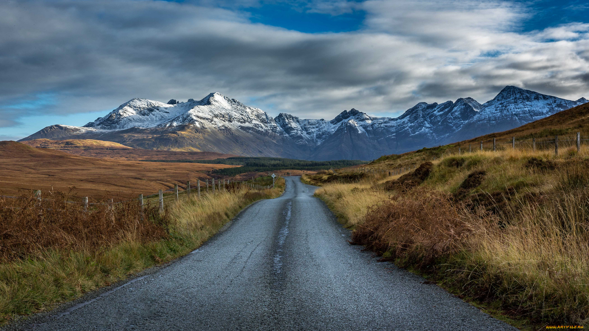 природа, дороги, простор