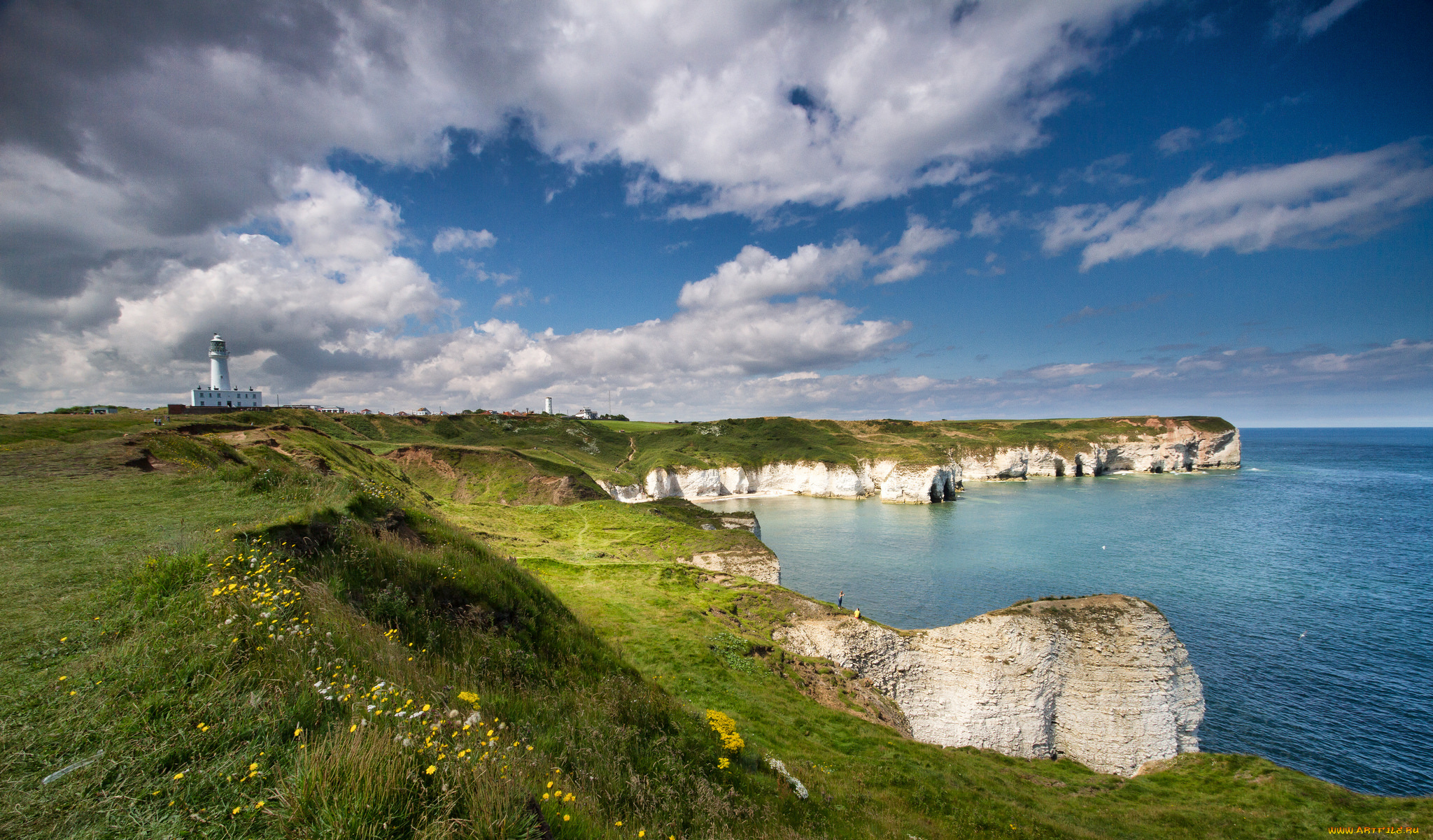 природа, побережье, простор