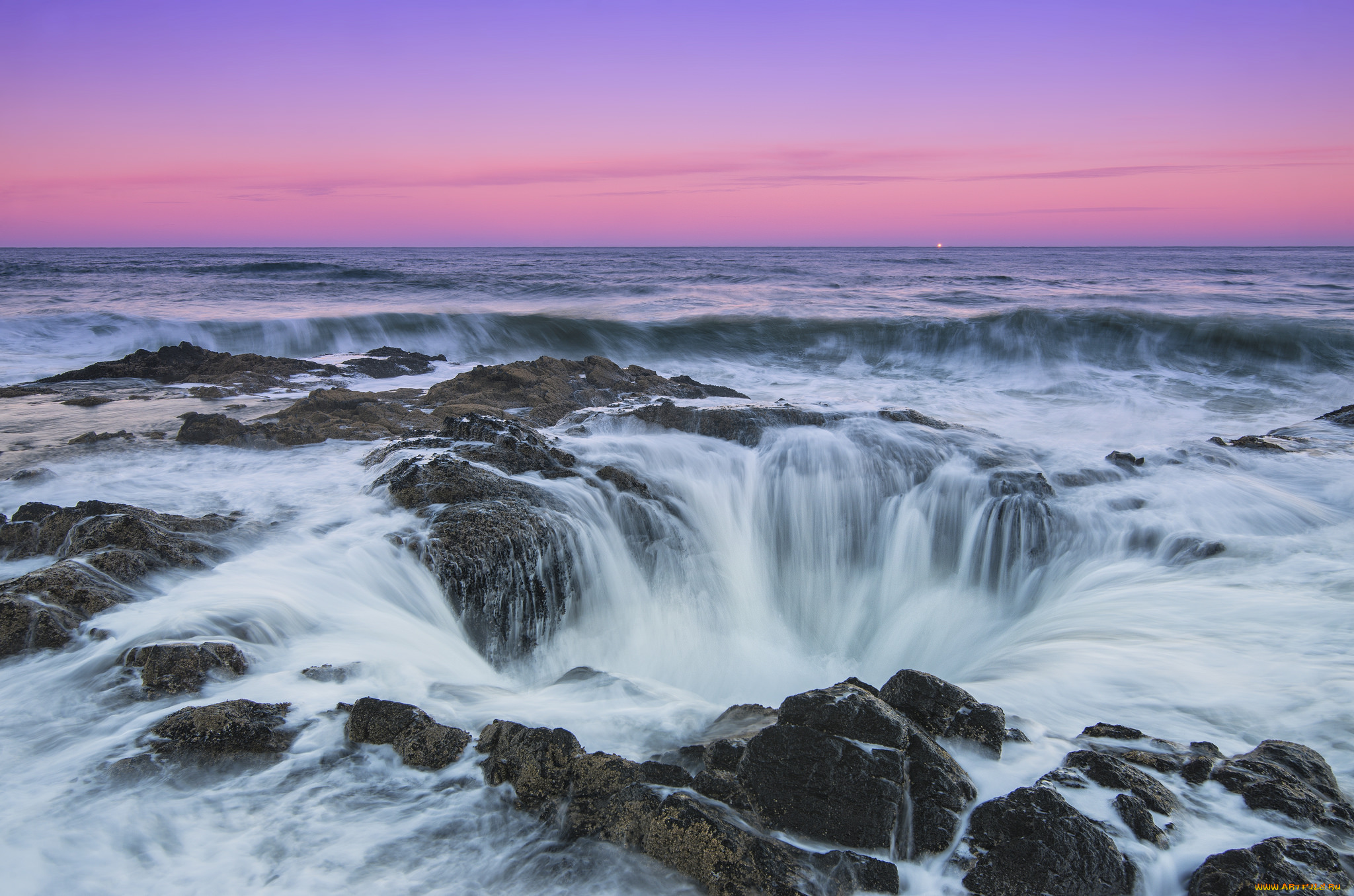 природа, побережье, простор