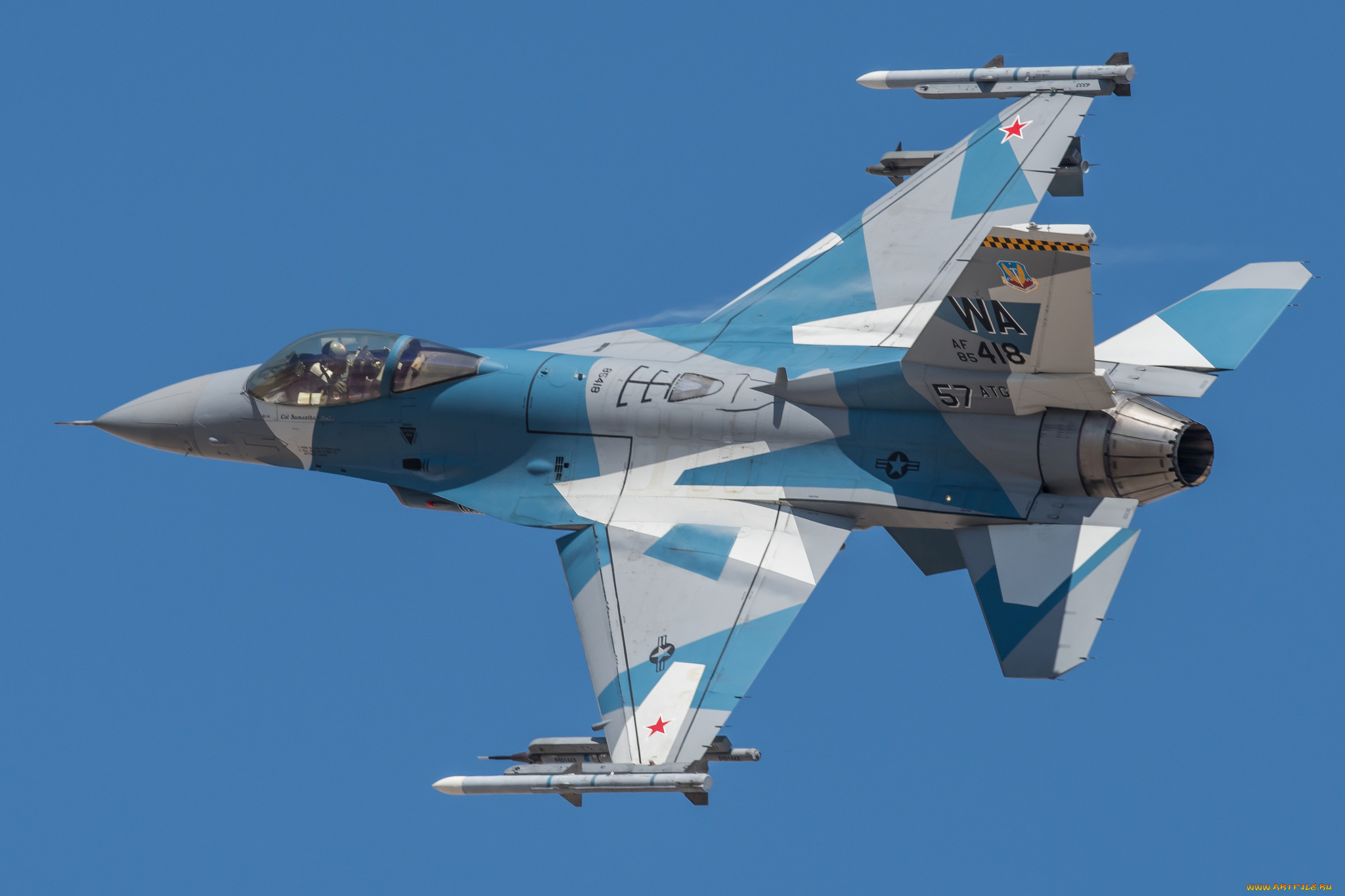 f-16c, авиация, боевые, самолёты, истребитель