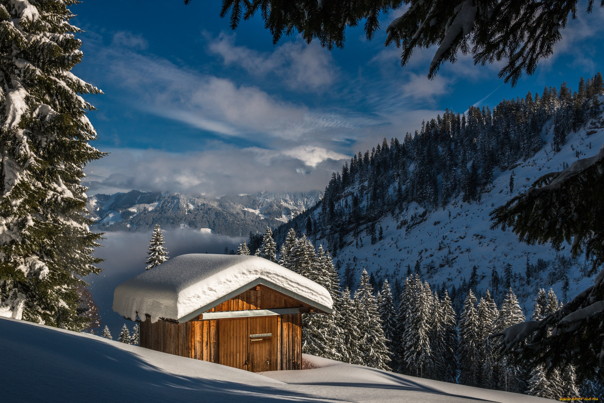 природа, горы, простор