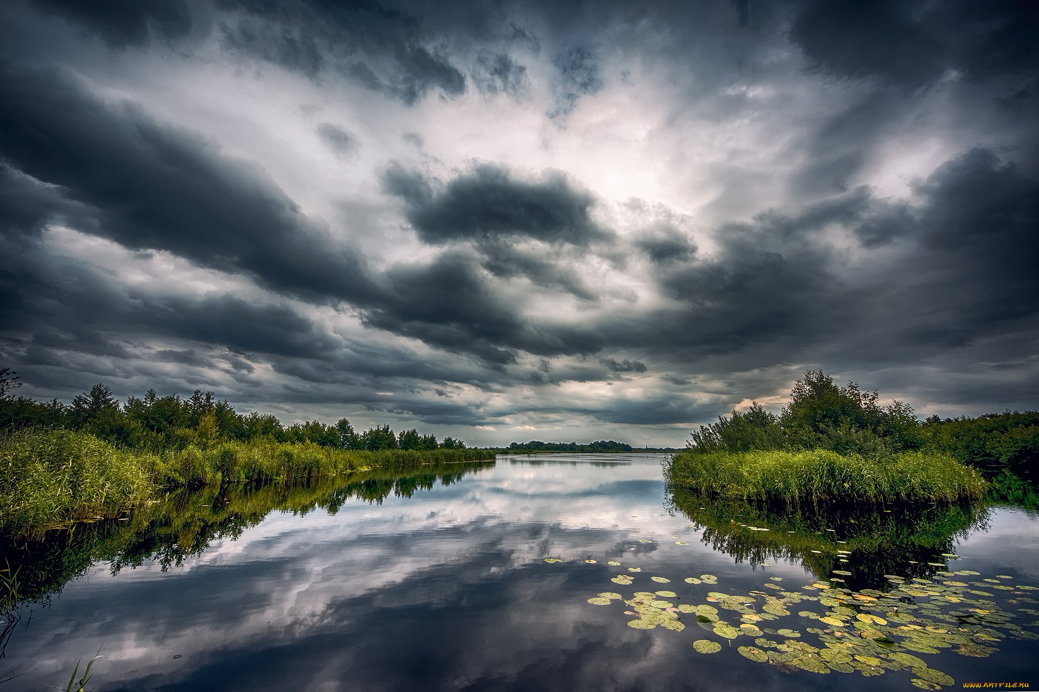 природа, реки, озера, простор