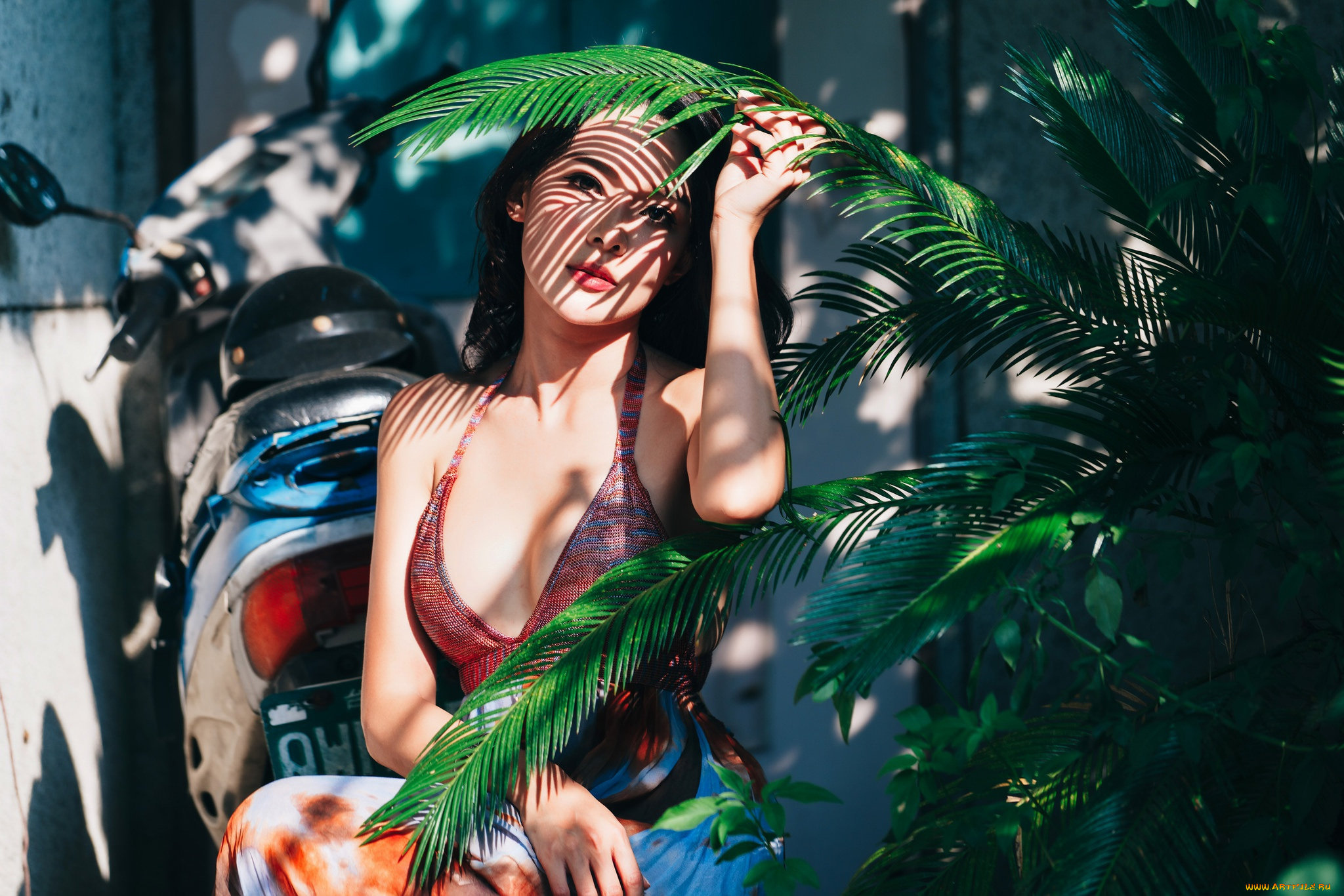 девушки, -unsort, , азиатки, платье, восточная, модель, лицо, милашка