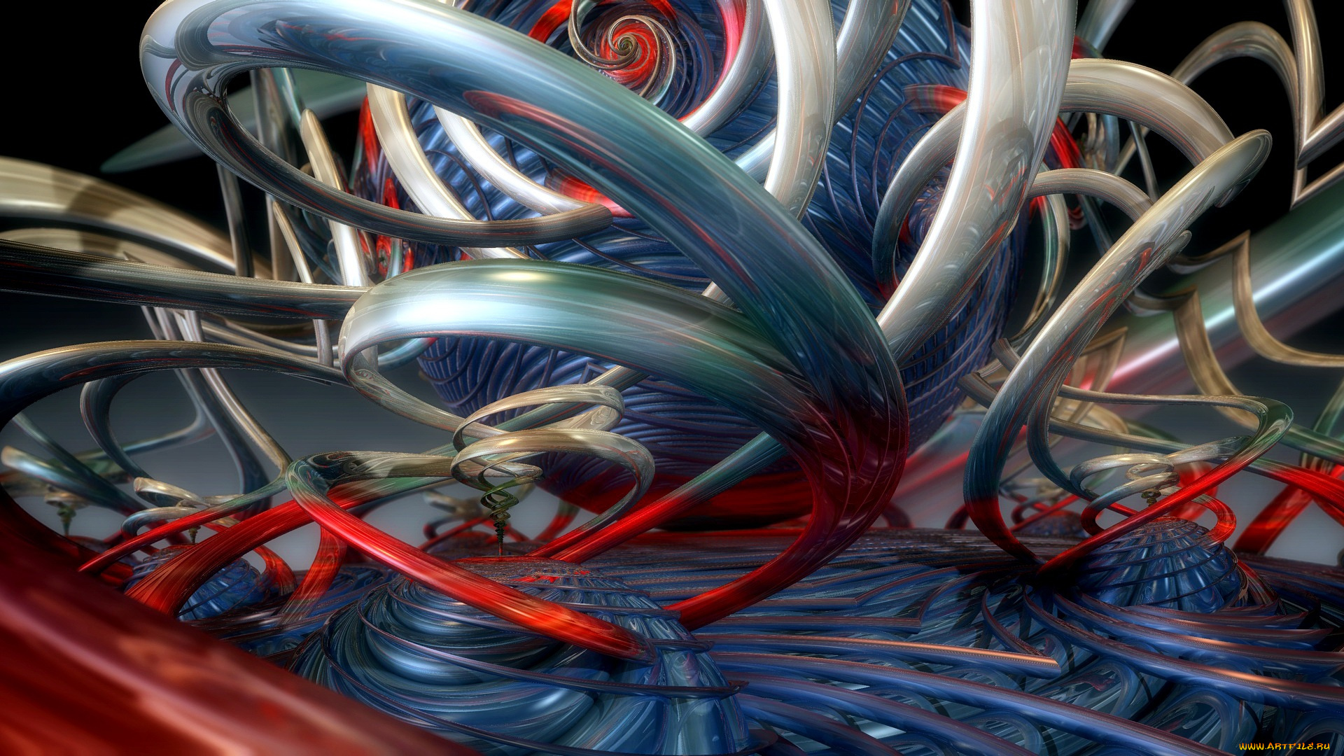 3д, графика, абстракция, , abstract, fun, world, форма, цвет, фон