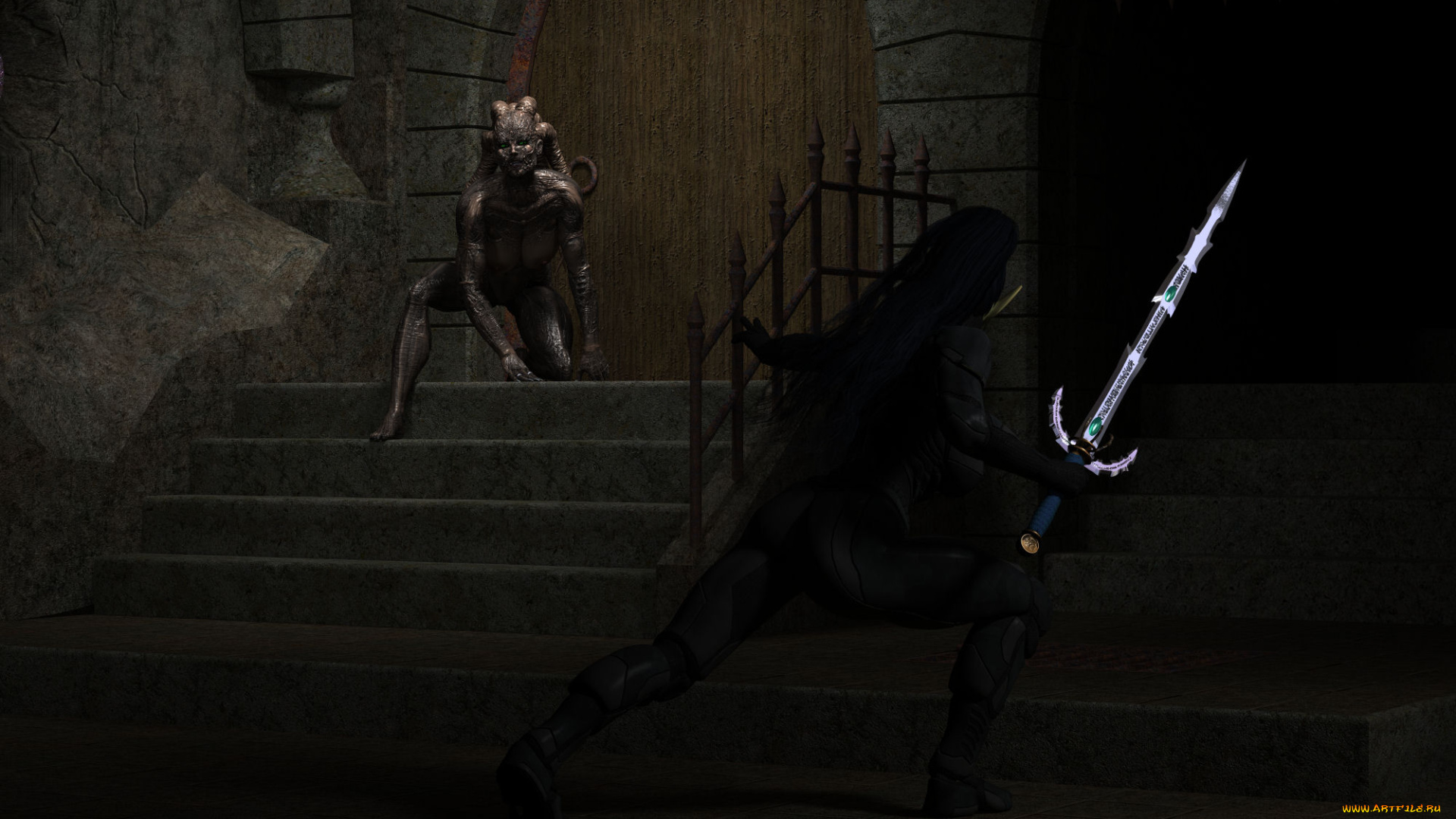 3д, графика, существа, , creatures, существа