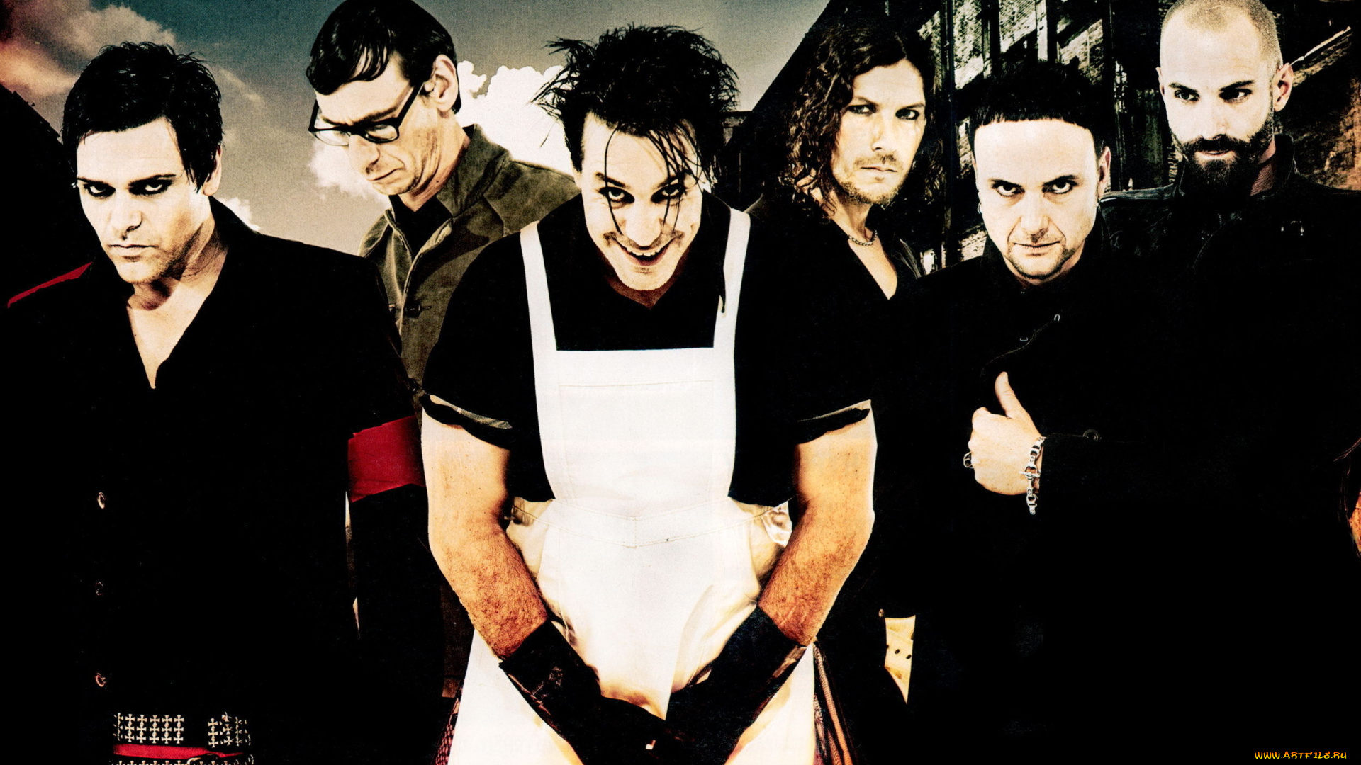 музыка, -временный, группа, мужчина, музыкант