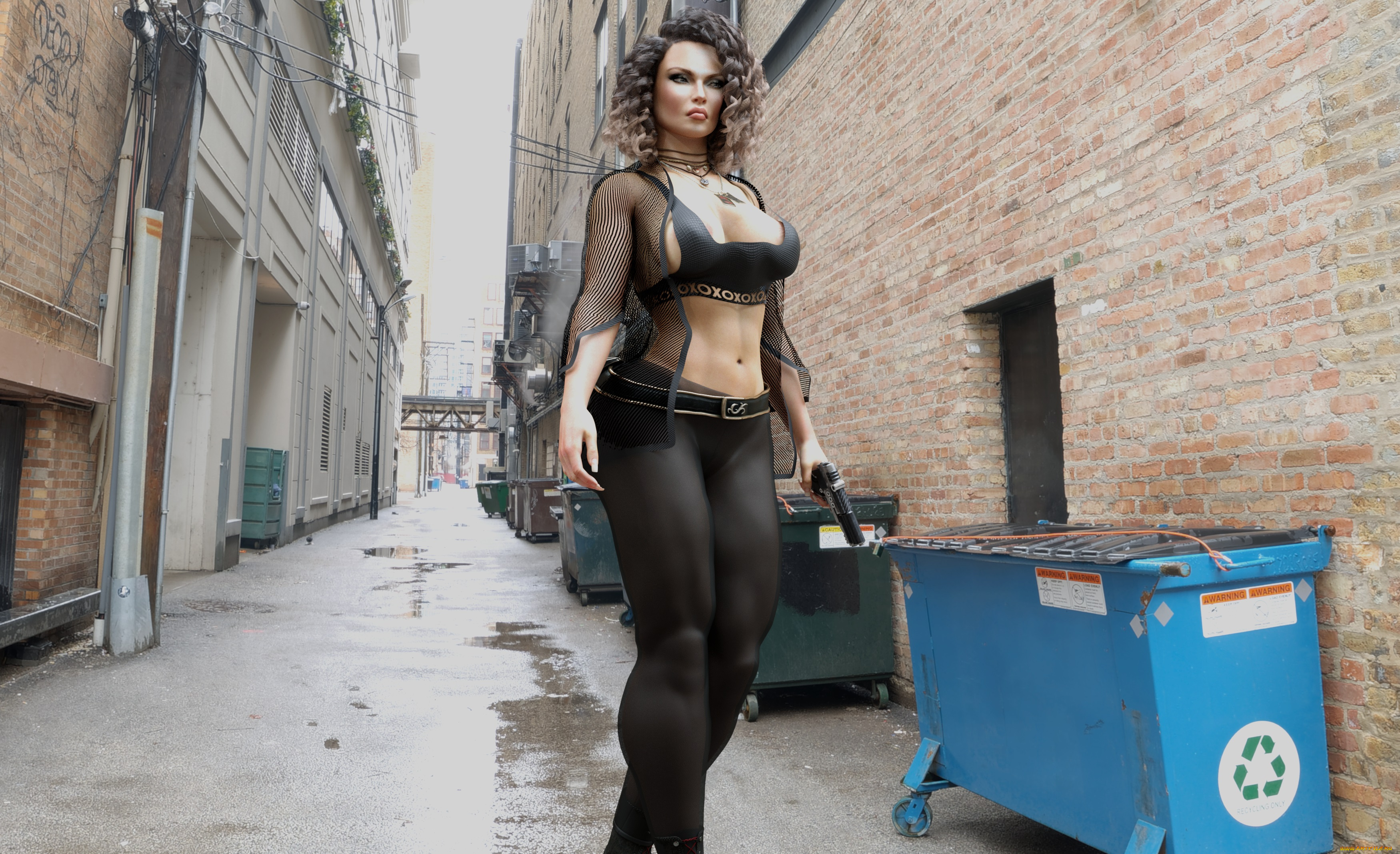 3д, графика, люди, , people, девушка, взгляд, фон