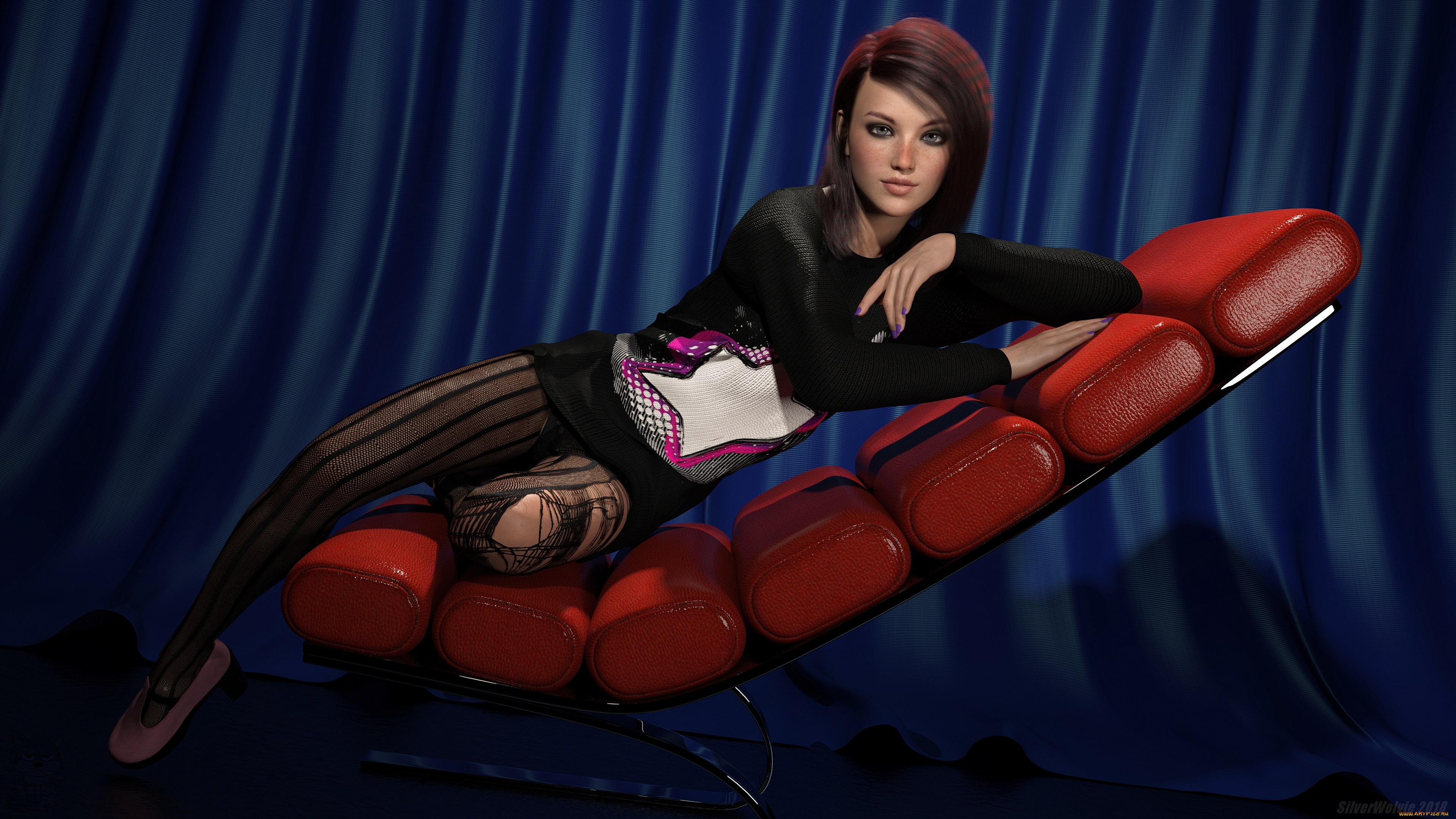 3д, графика, люди, , people, фон, взгляд, девушка