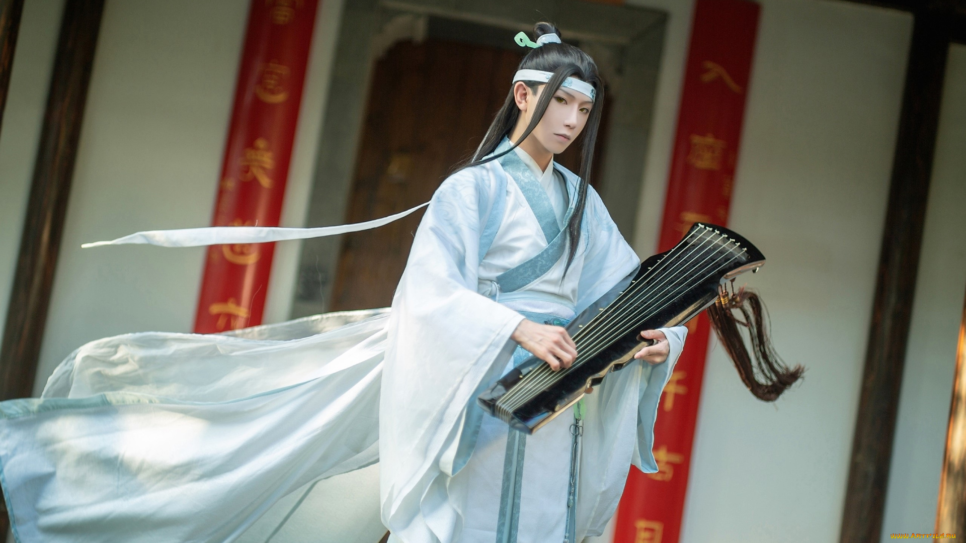 мужчины, -, креатив, , косплей, лань, ванцзы, гуцинь, костюм