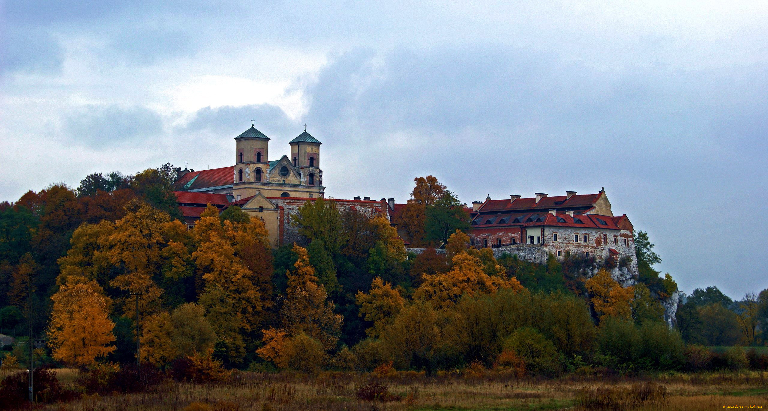 города, краков, , польша, аббатство