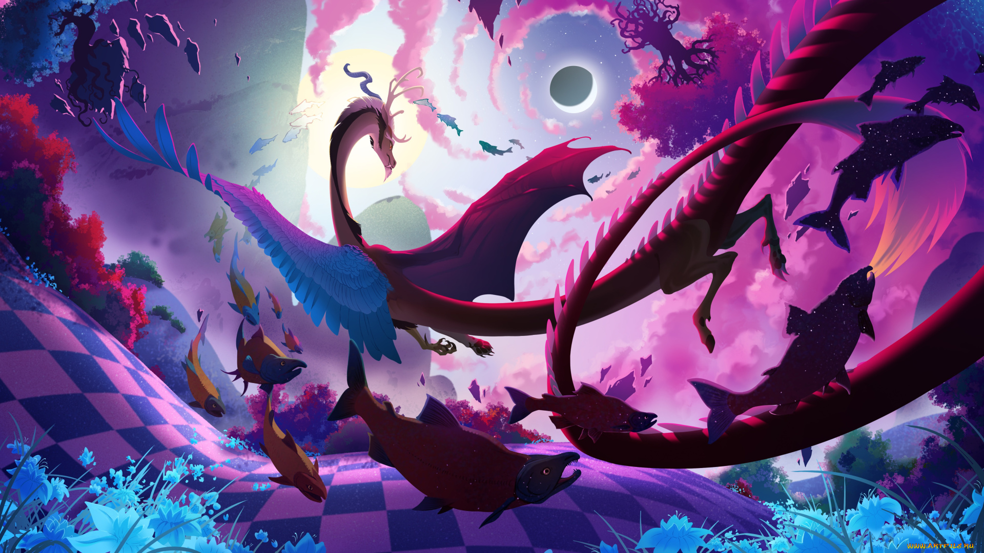 фэнтези, драконы, дракон