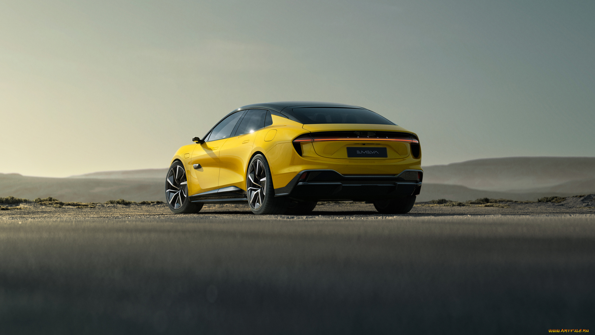 lotus, emeya, 2025, автомобили, lotus, вид, сзади, emeya, лотус