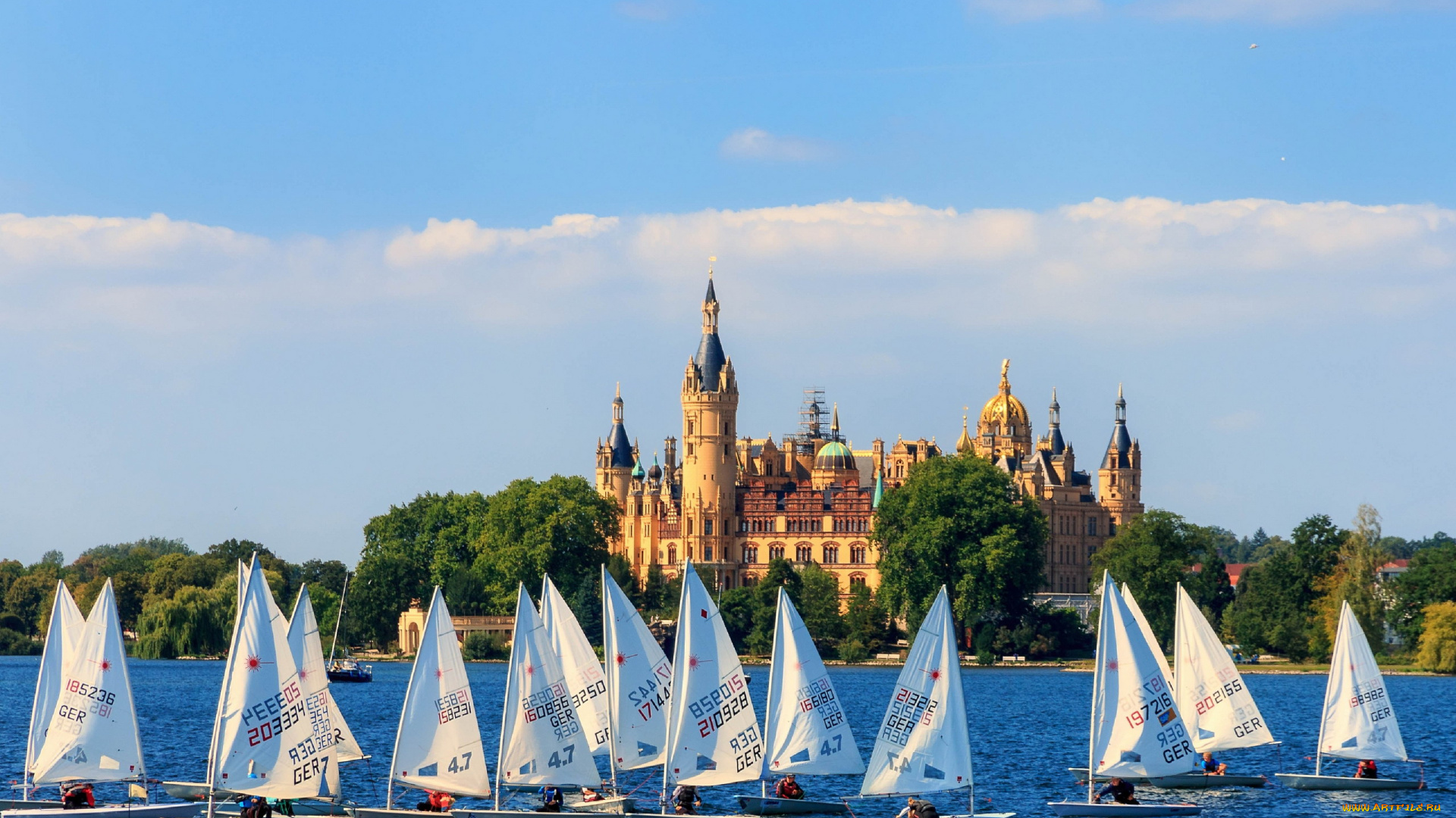 schwerin, castle, germany, города, замок, шверин, , германия, schwerin, castle