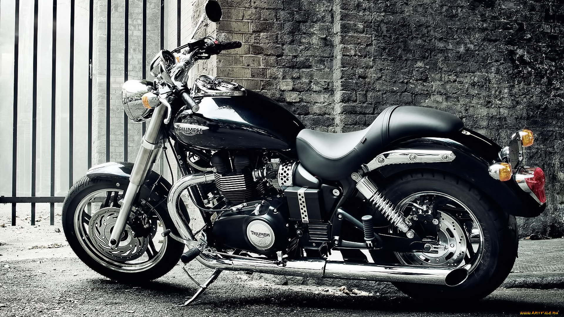 triumph, speedmaster, 2010, мотоциклы, triumph, байк, решентка, стена