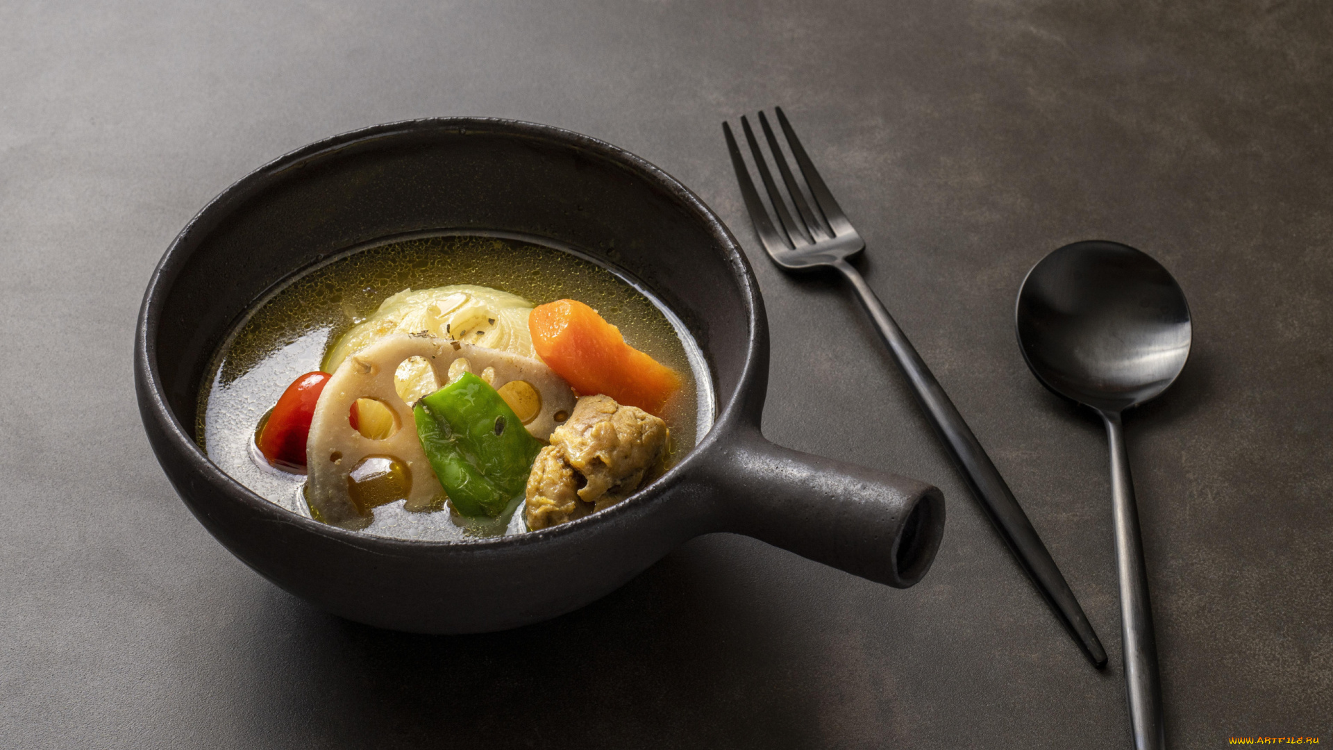 еда, первые, блюда, суп, азиатский