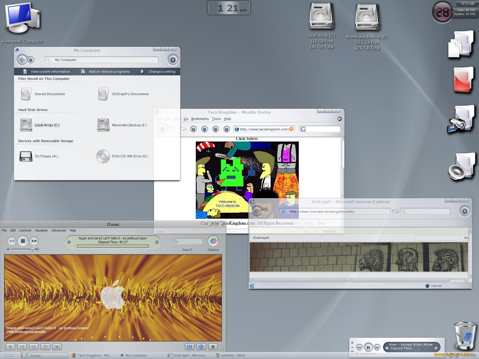 inspirat, aero, компьютеры, screenshots