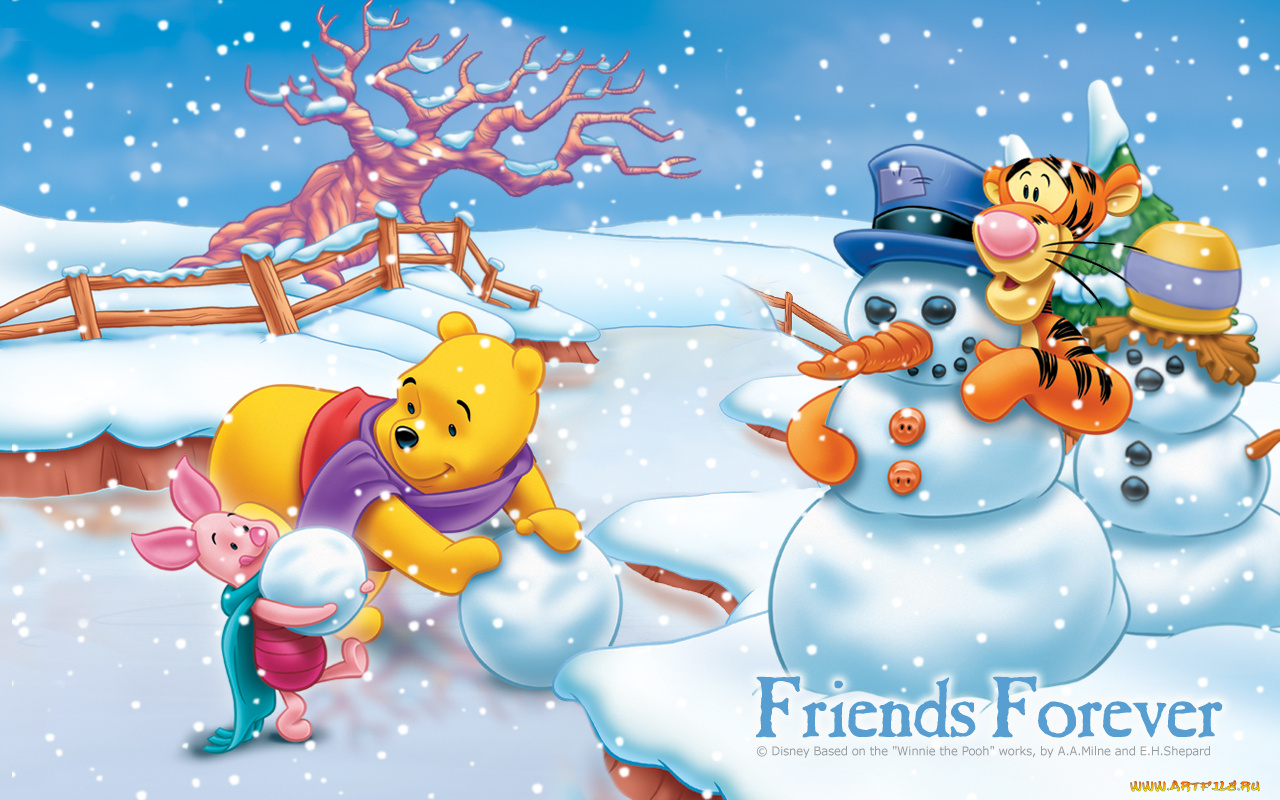 мультфильмы, winnie, the, pooh