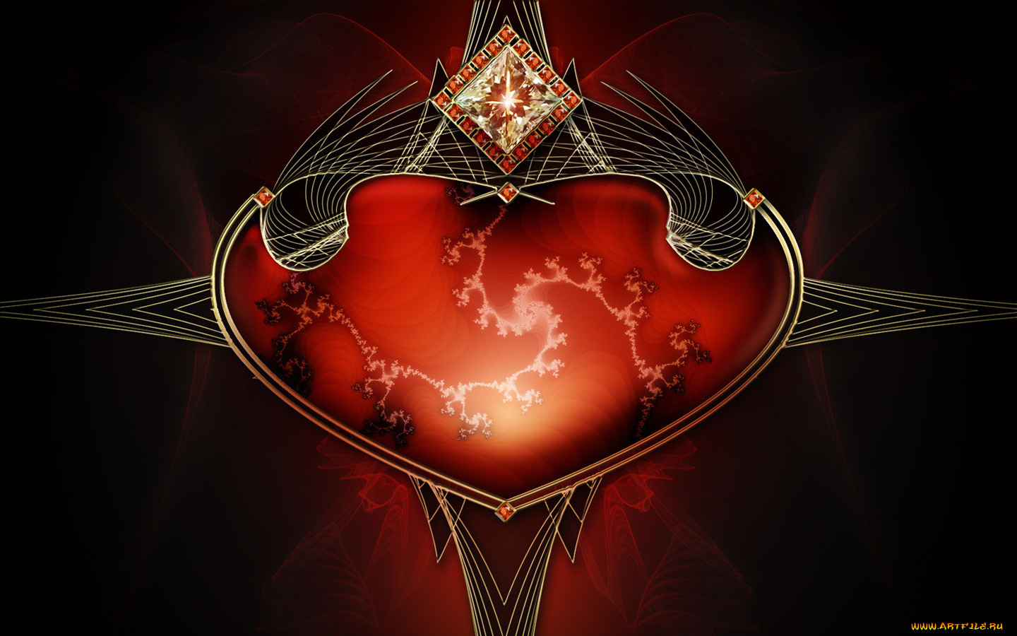 3д, графика, fractal, фракталы