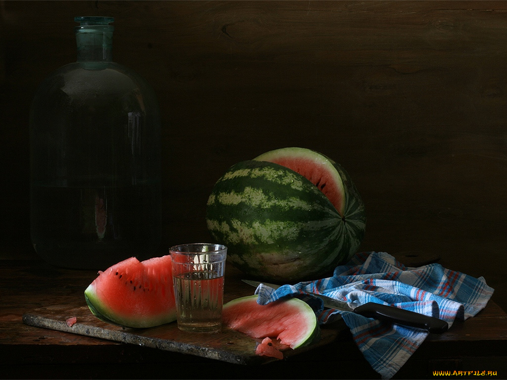 ира, быкова, арбуз, еда, натюрморт