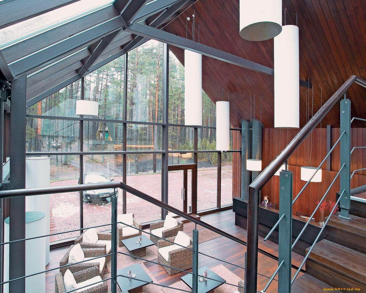 интерьер, холлы, лестницы, корридоры