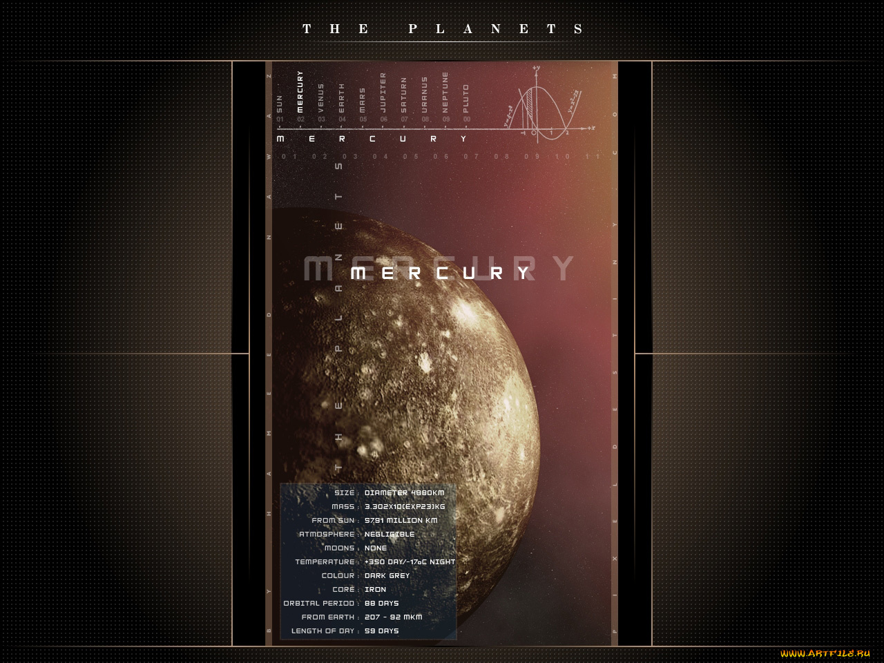 космос, меркурий