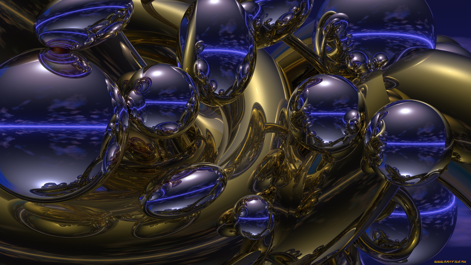 3д, графика, fractal, фракталы