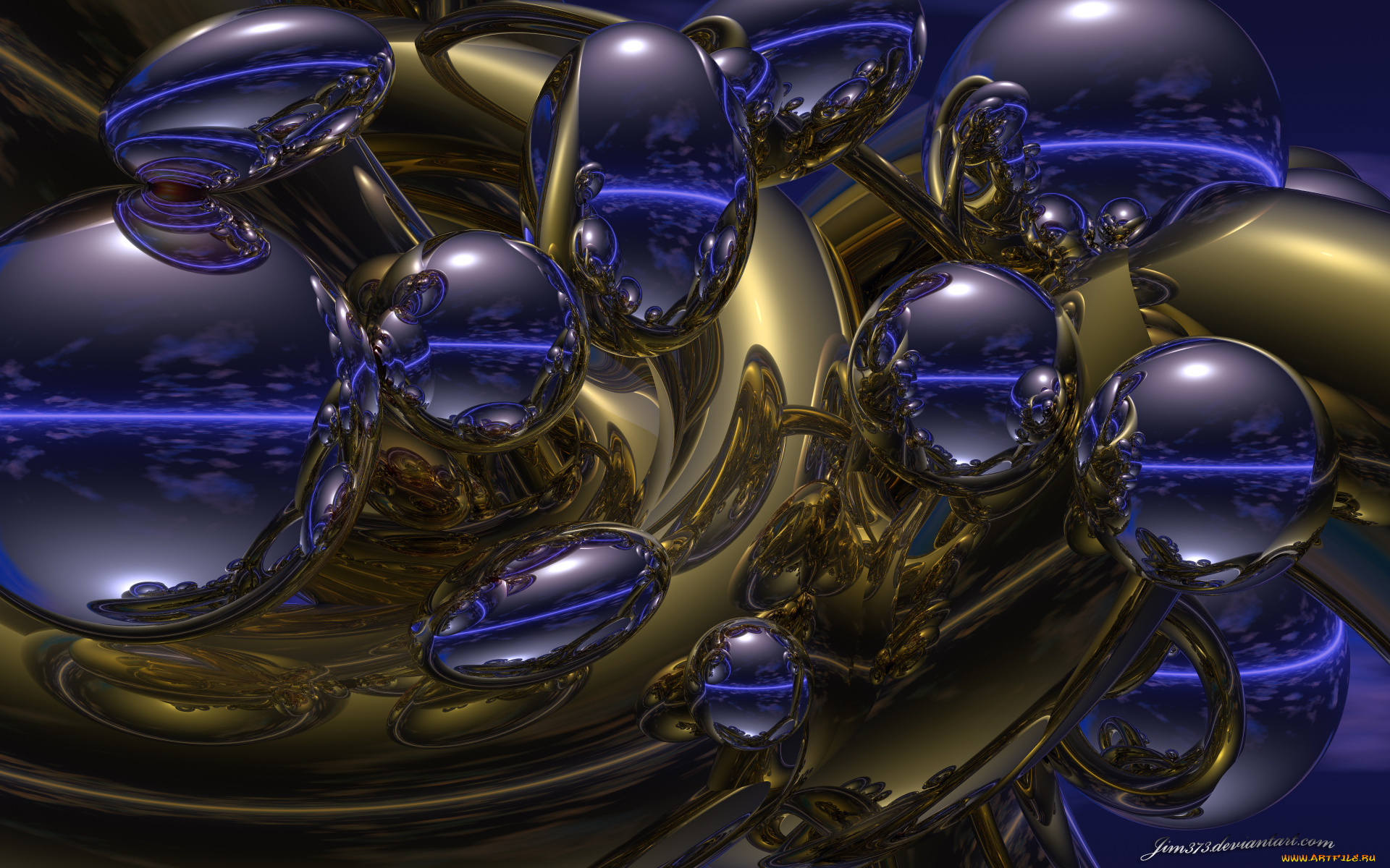 3д, графика, fractal, фракталы