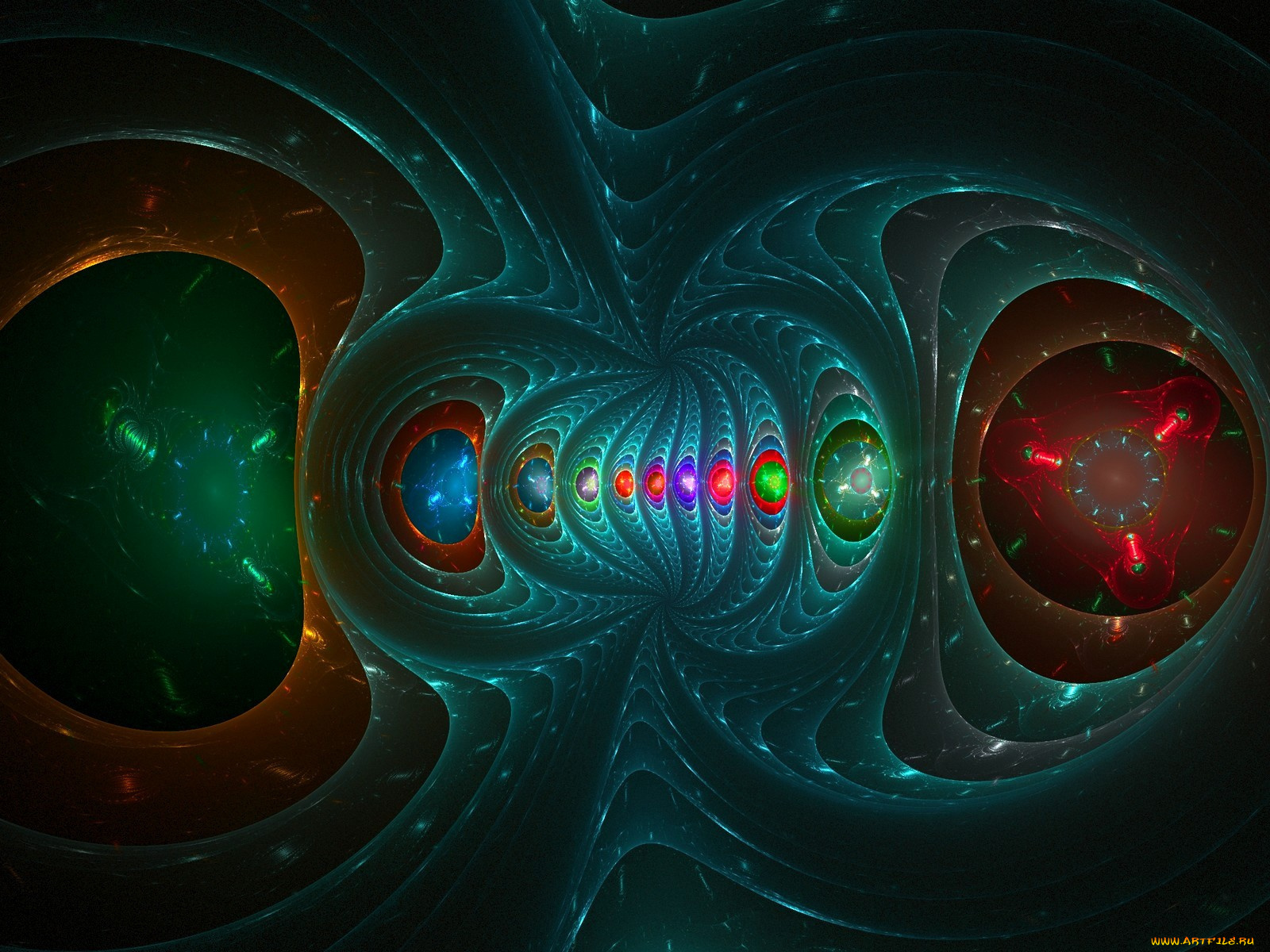 3д, графика, fractal, фракталы, абстракция, узор