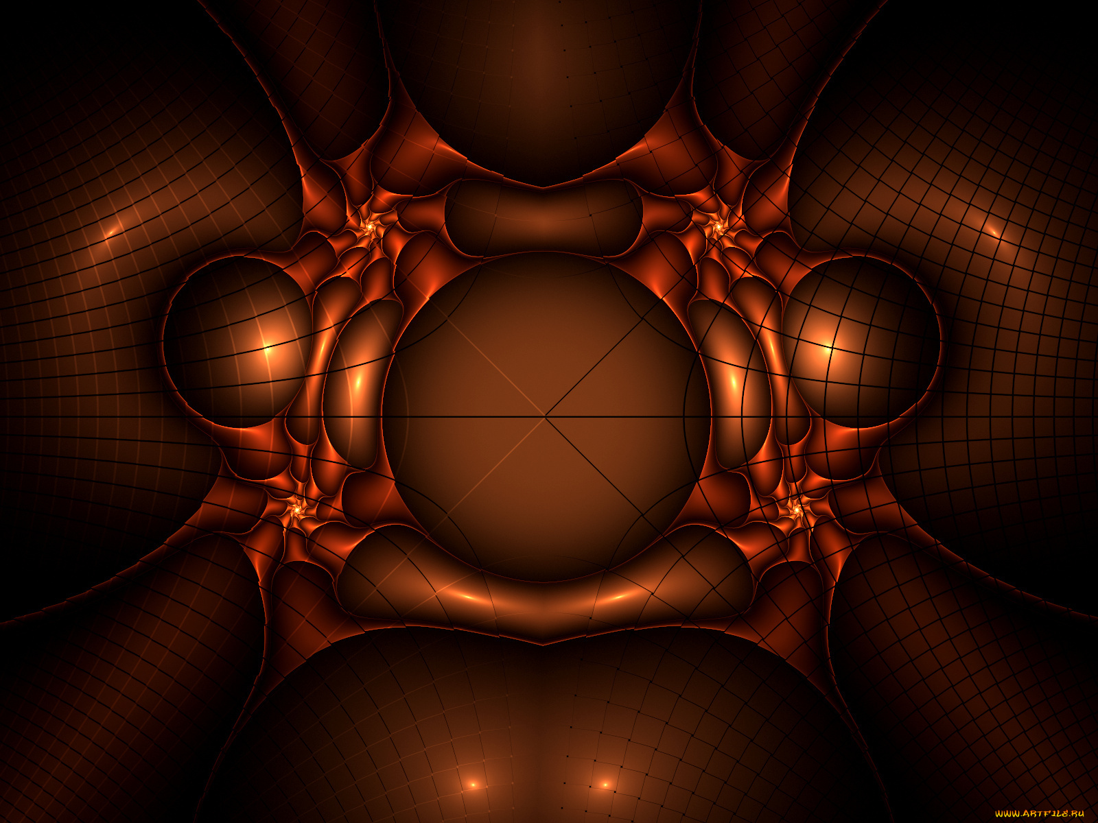 3д, графика, fractal, фракталы, тёмный, узор