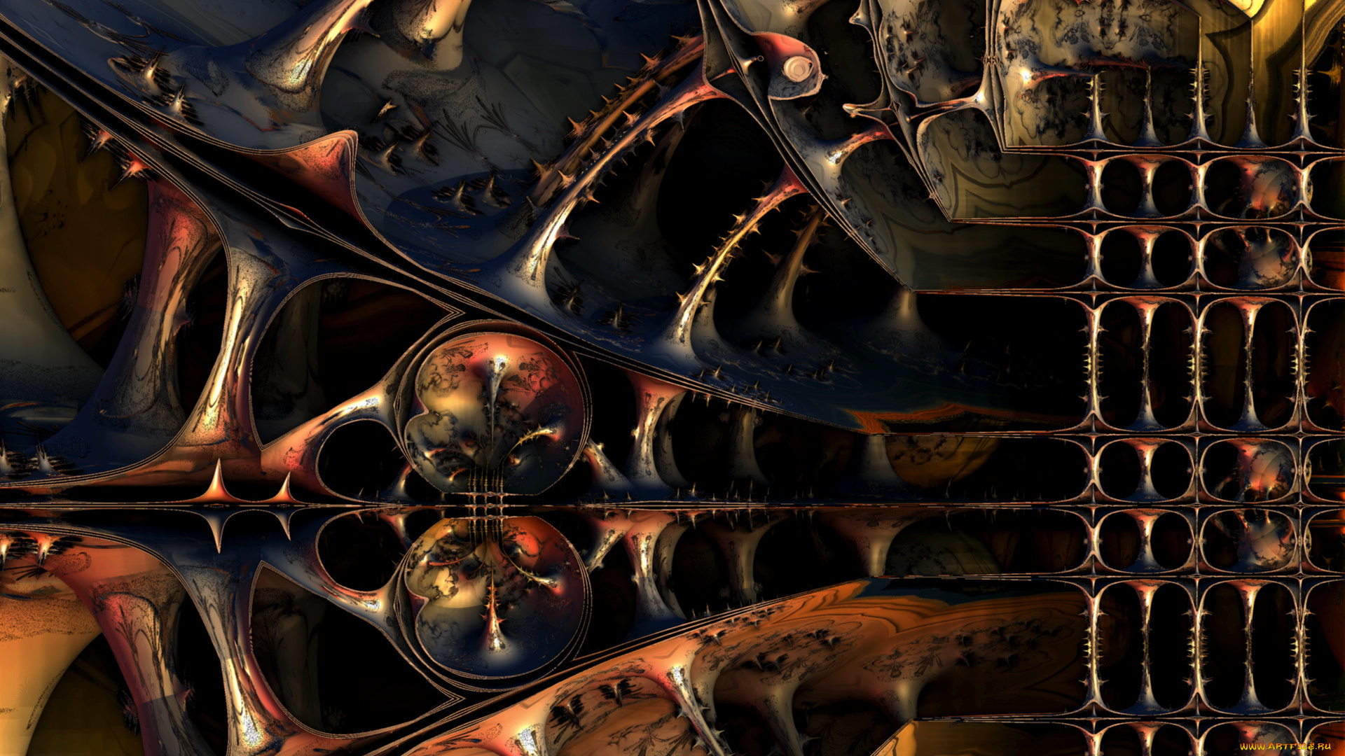 3д, графика, fractal, фракталы, абстракция