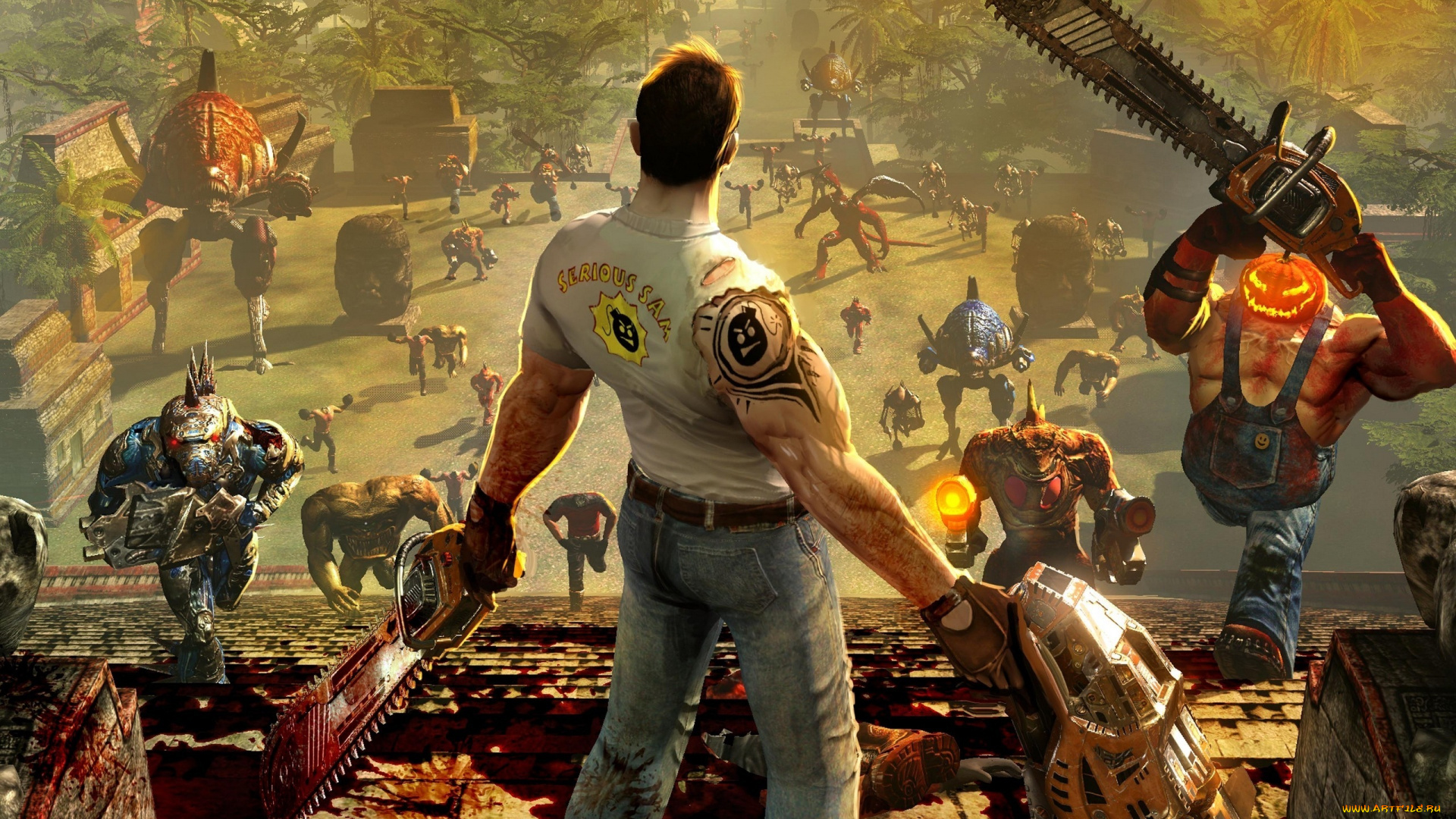 serious, sam, bfe, видео, игры, монстры