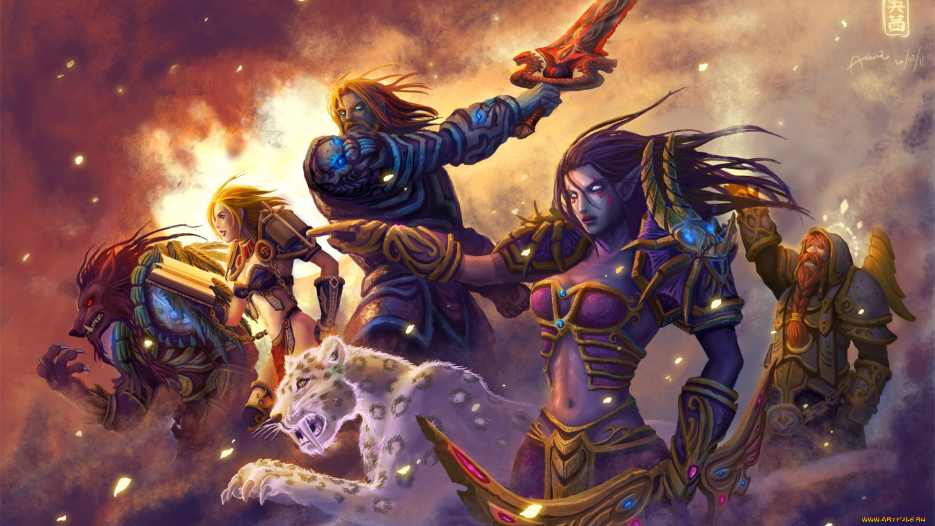 видео, игры, world, of, warcraft, эльфы