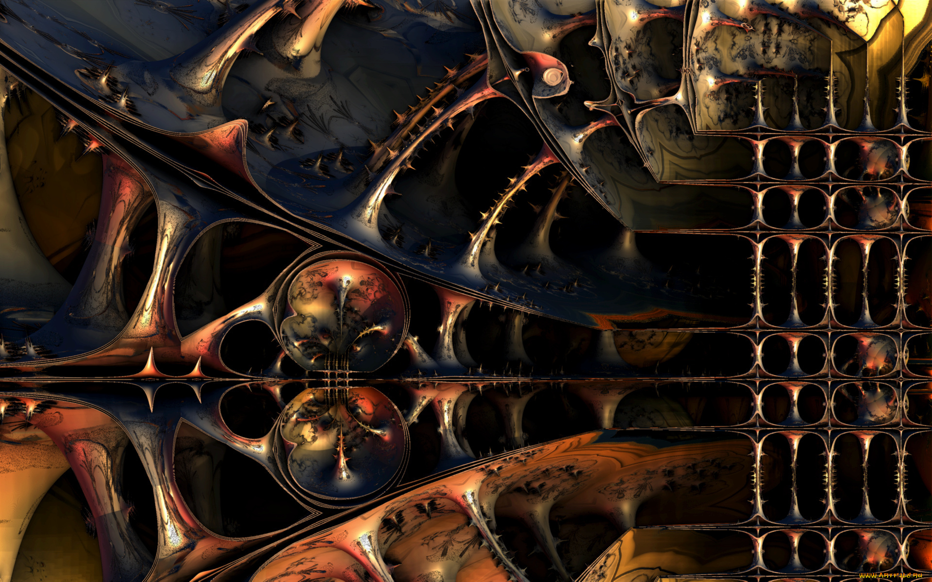 3д, графика, fractal, фракталы, абстракция