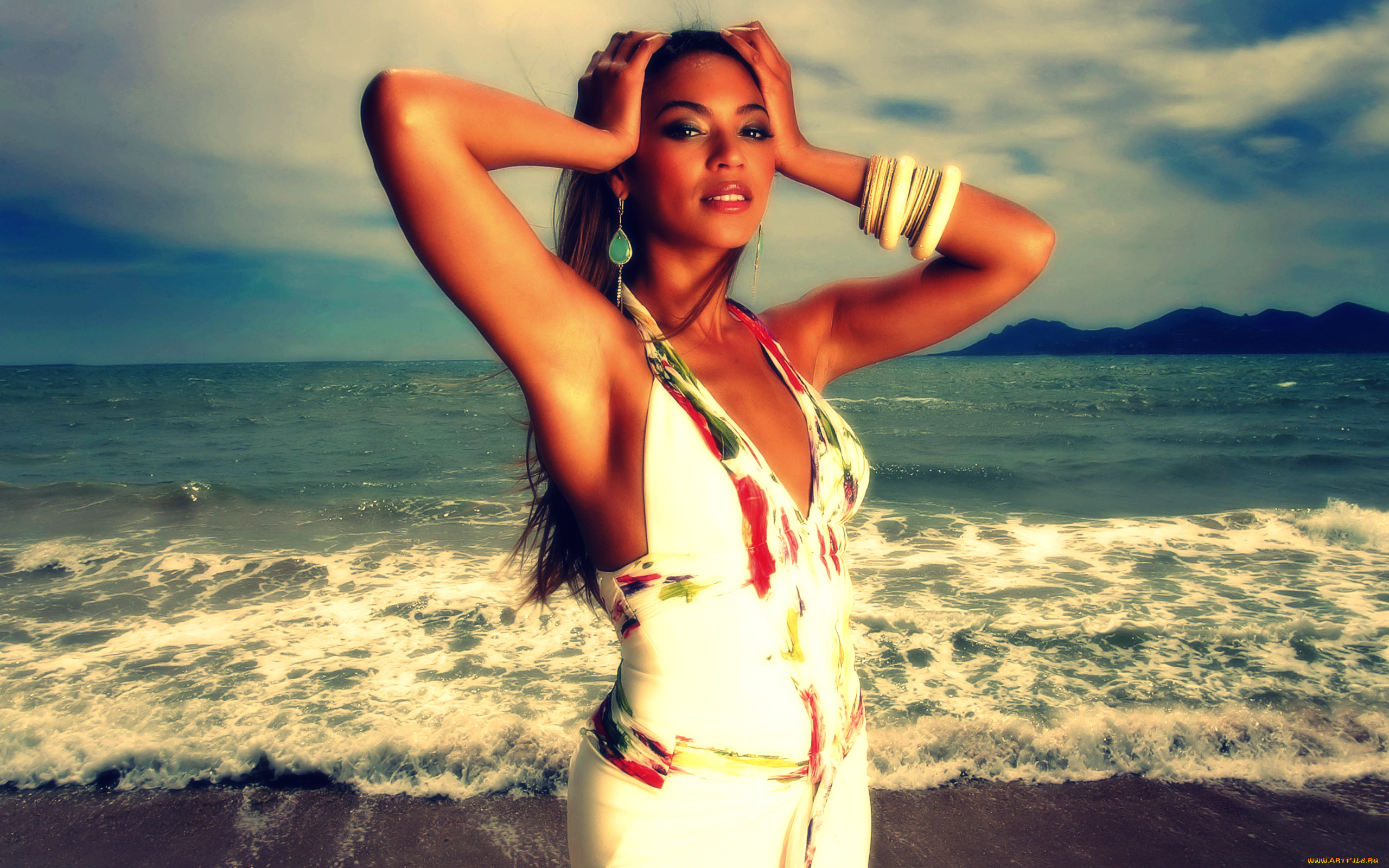beyonce, knowles, музыка, море