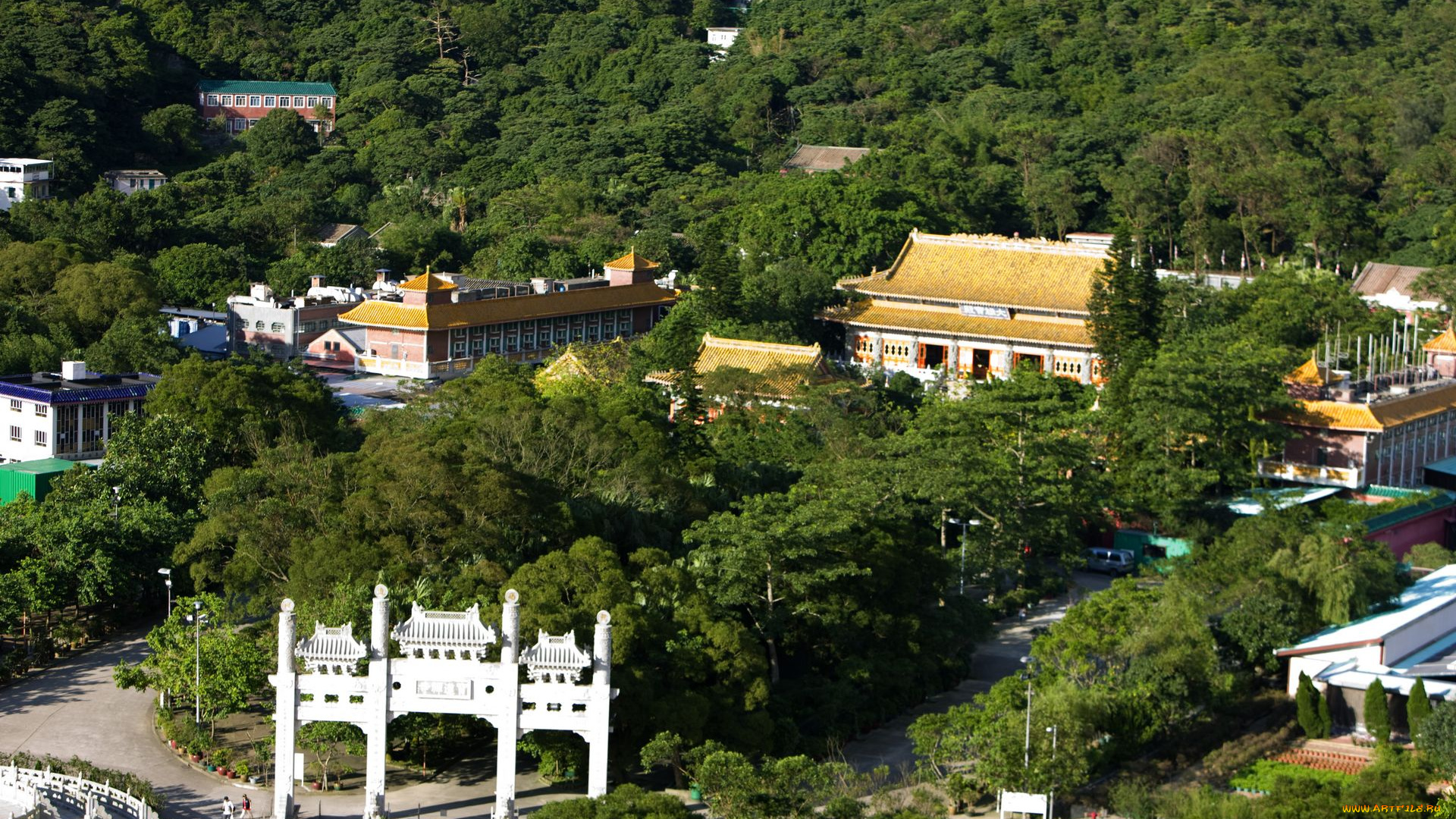 города, гонконг, китай