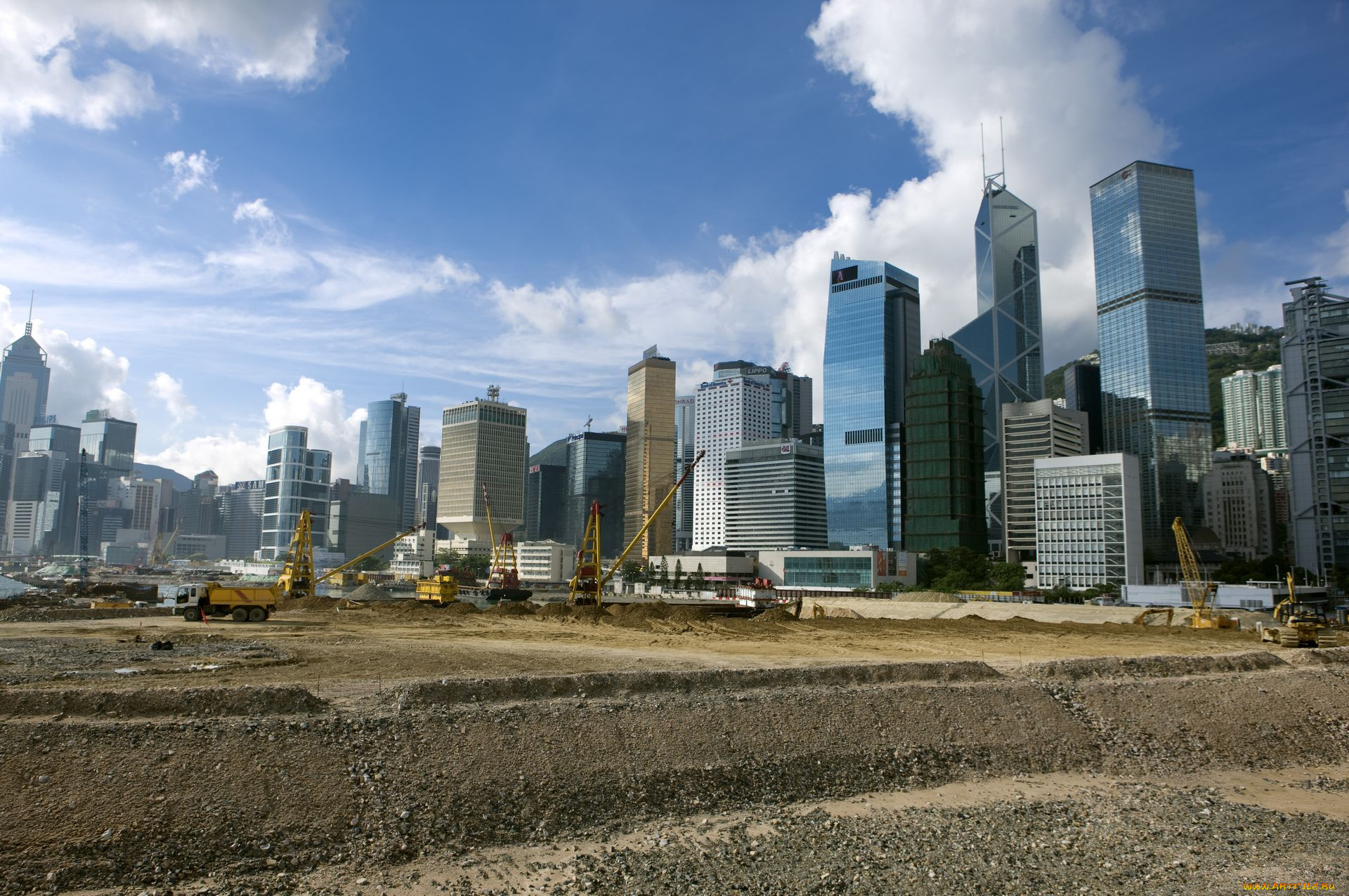 города, гонконг, китай