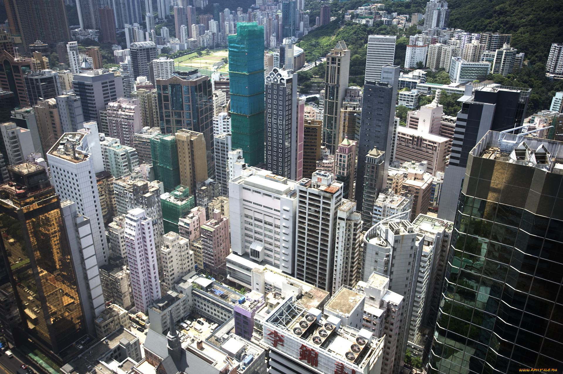 города, гонконг, китай