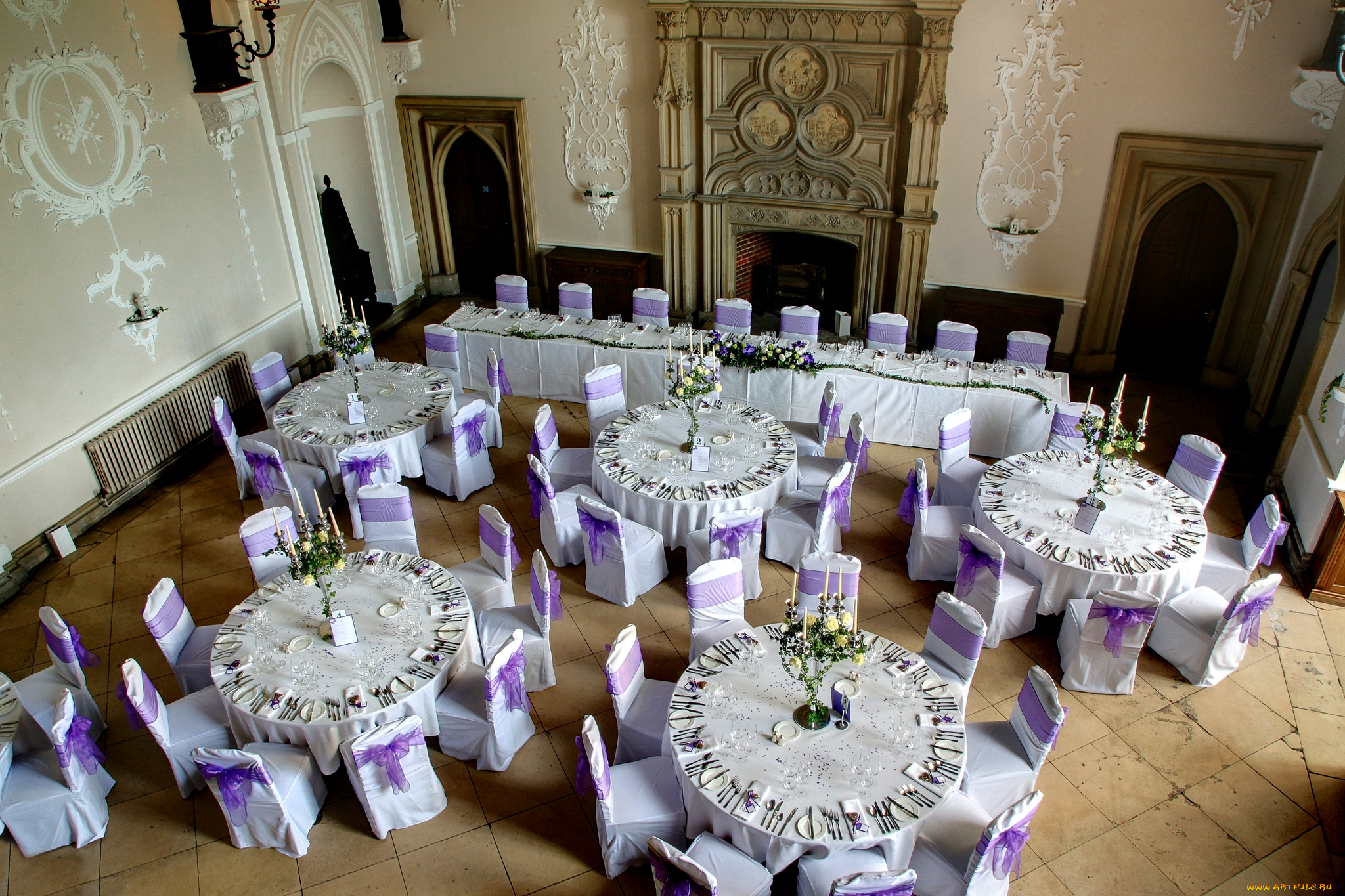 интерьер, декор, отделка, сервировка, столы, приборы